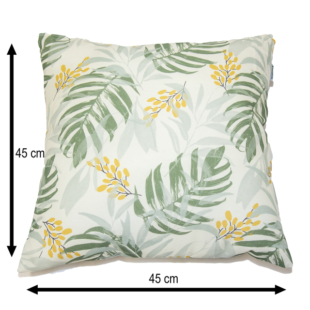 Cojín decorativo de jardín NATERIAL Mix verde 45x45 cm