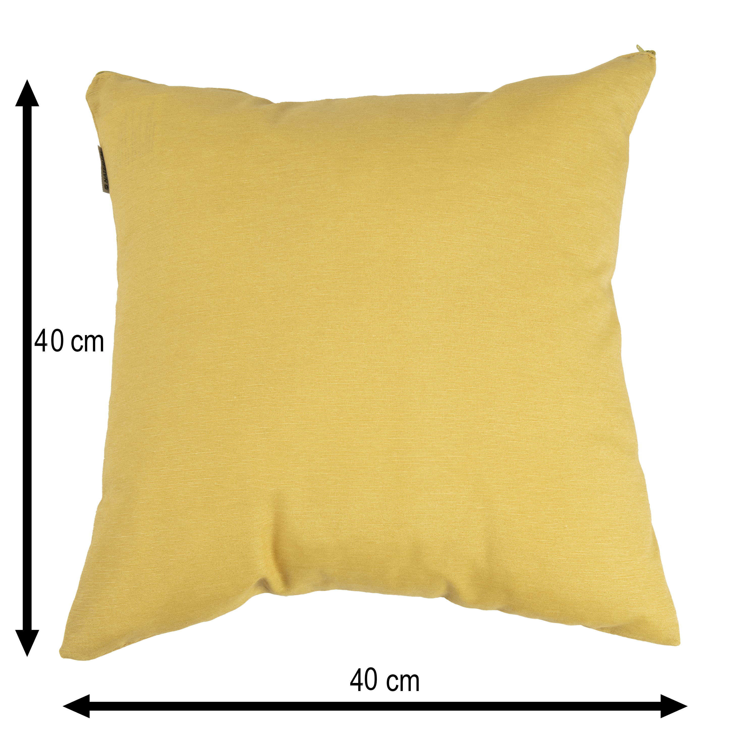 Coussin d'extérieur décoratif Soft jaune / doré, l.40 x L.40 cm NATERIAL - 8