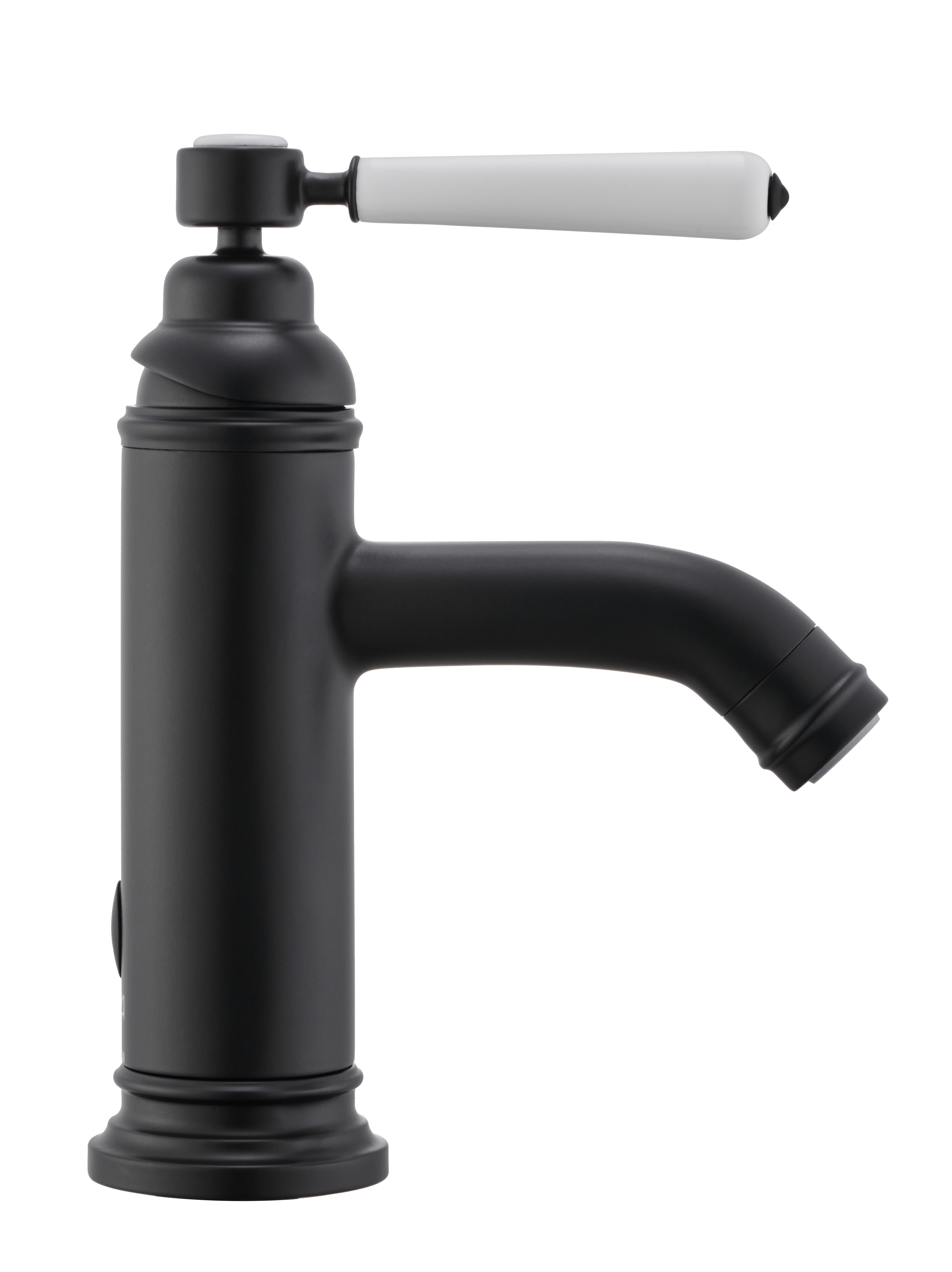 Grifo de lavabo SENSEA Charm monomando negro mate. Apertura en frío. Latón - 11