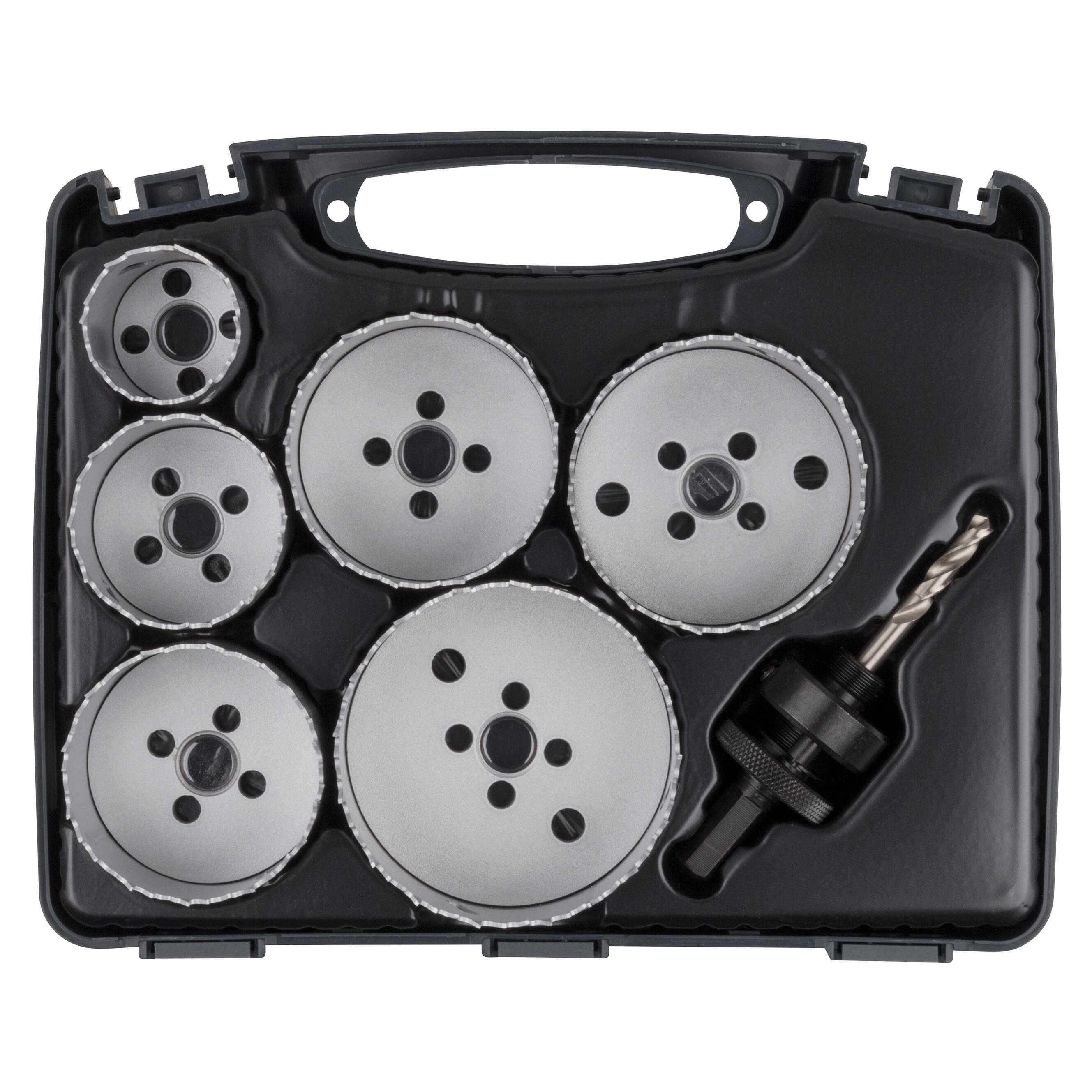 6 Scie cloche BIM bois/plastique/métal wolfcraft diam.40,54,65,68,74,86mm - 2