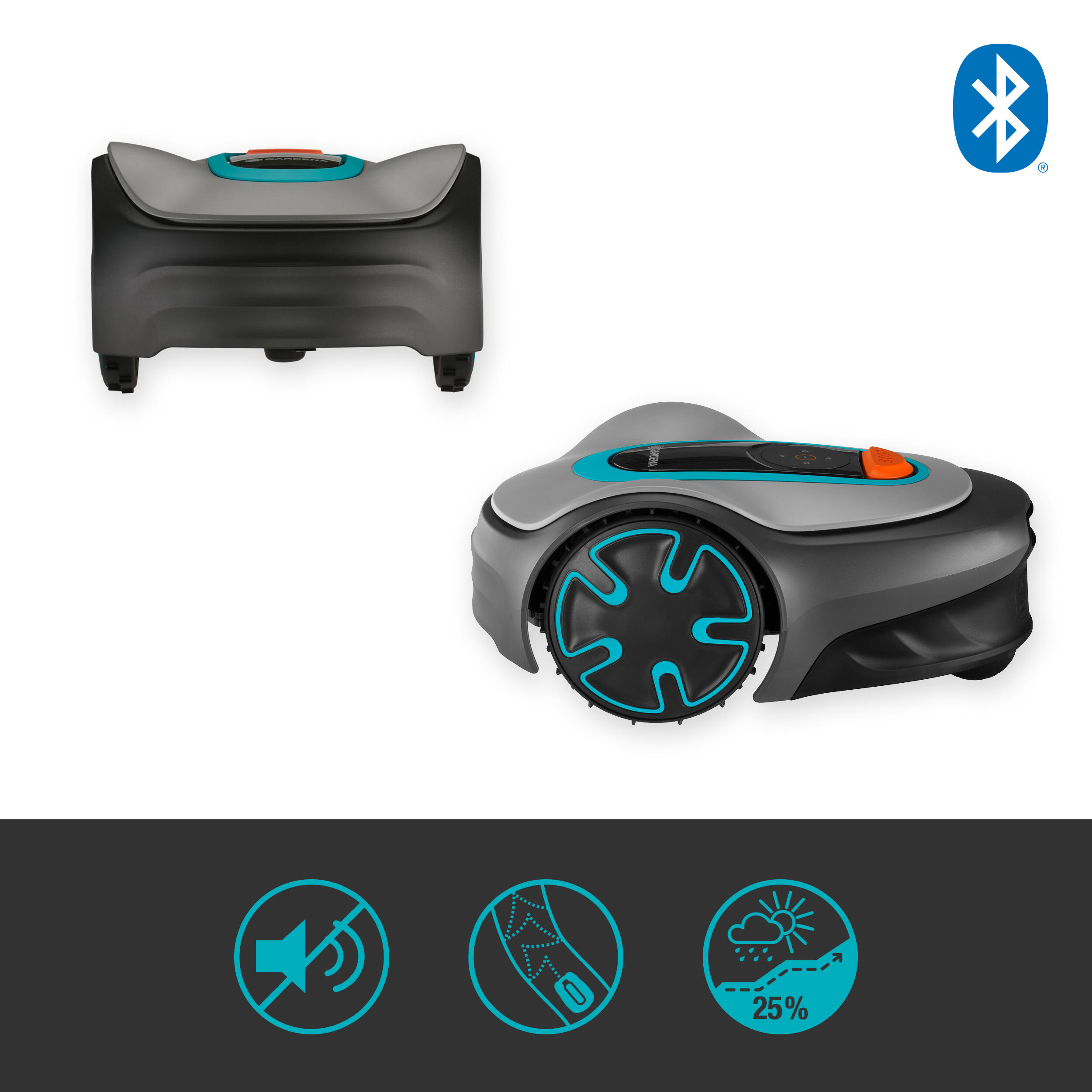 Robot tondeuse connecté GARDENA Sileno Minimo - 450m² - 15207-48 Bluetooth - 6