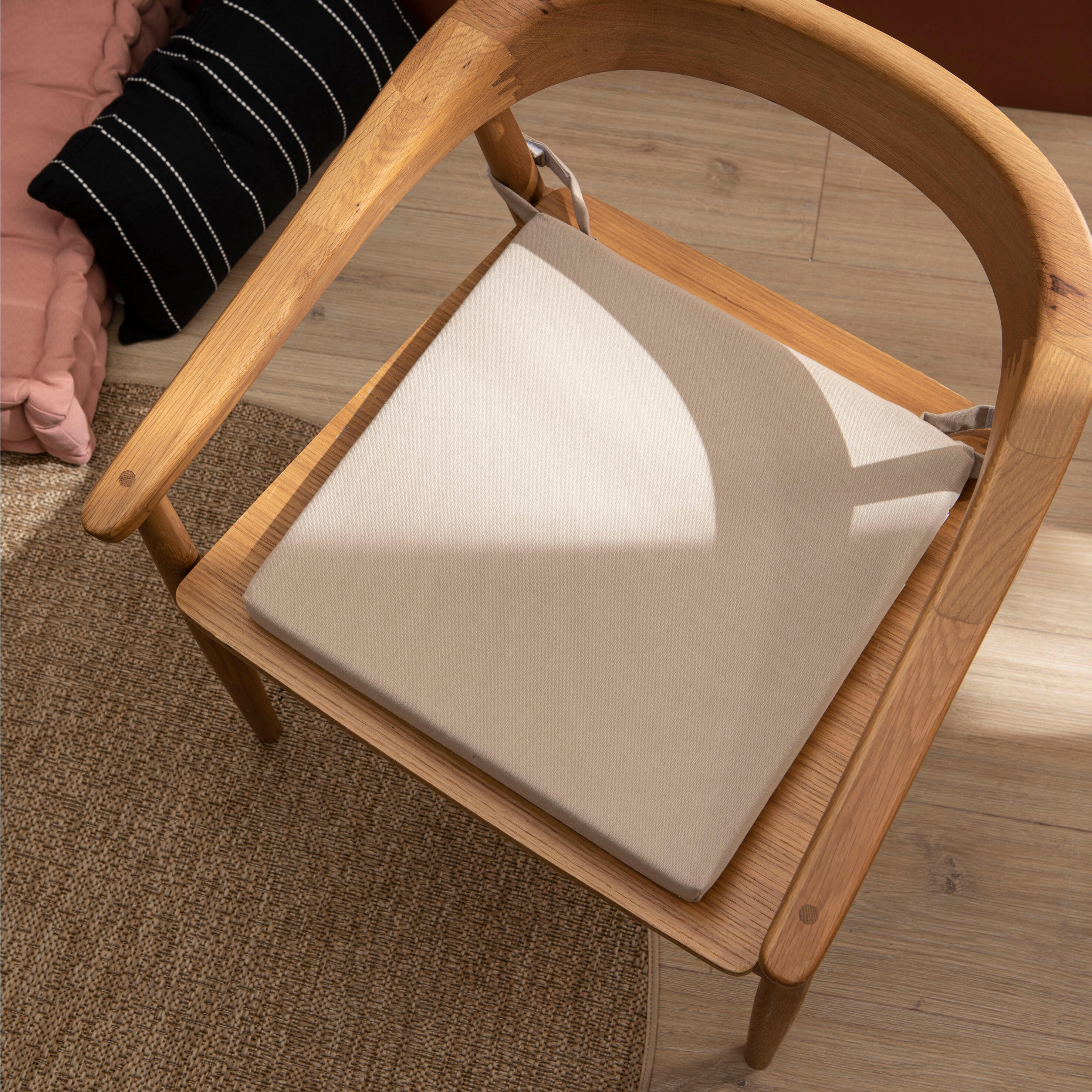 Cojín para silla  INSPIRE Joy beige 40 x 40  cm - 3