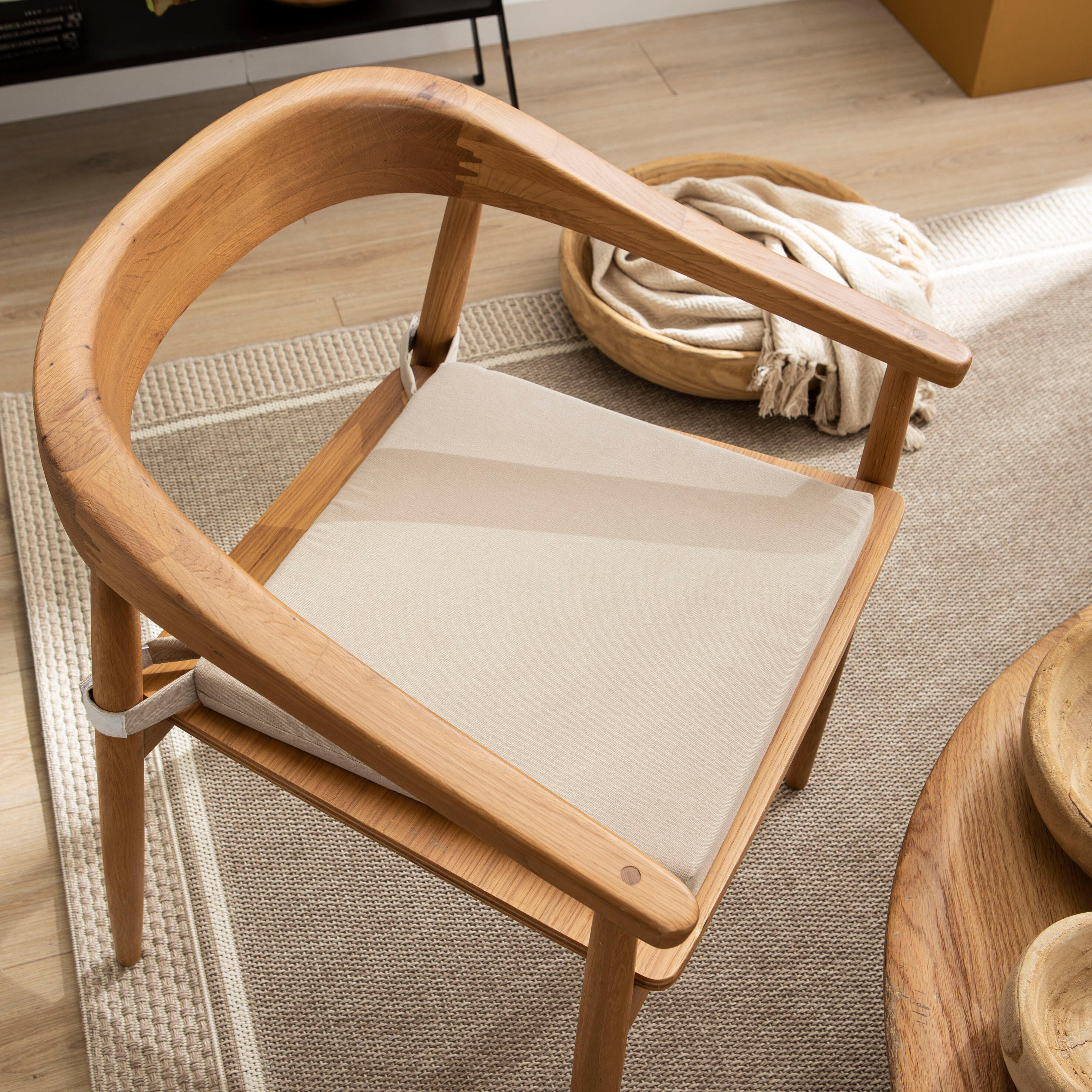 Cojín para silla  INSPIRE Joy beige 40 x 40  cm - 8