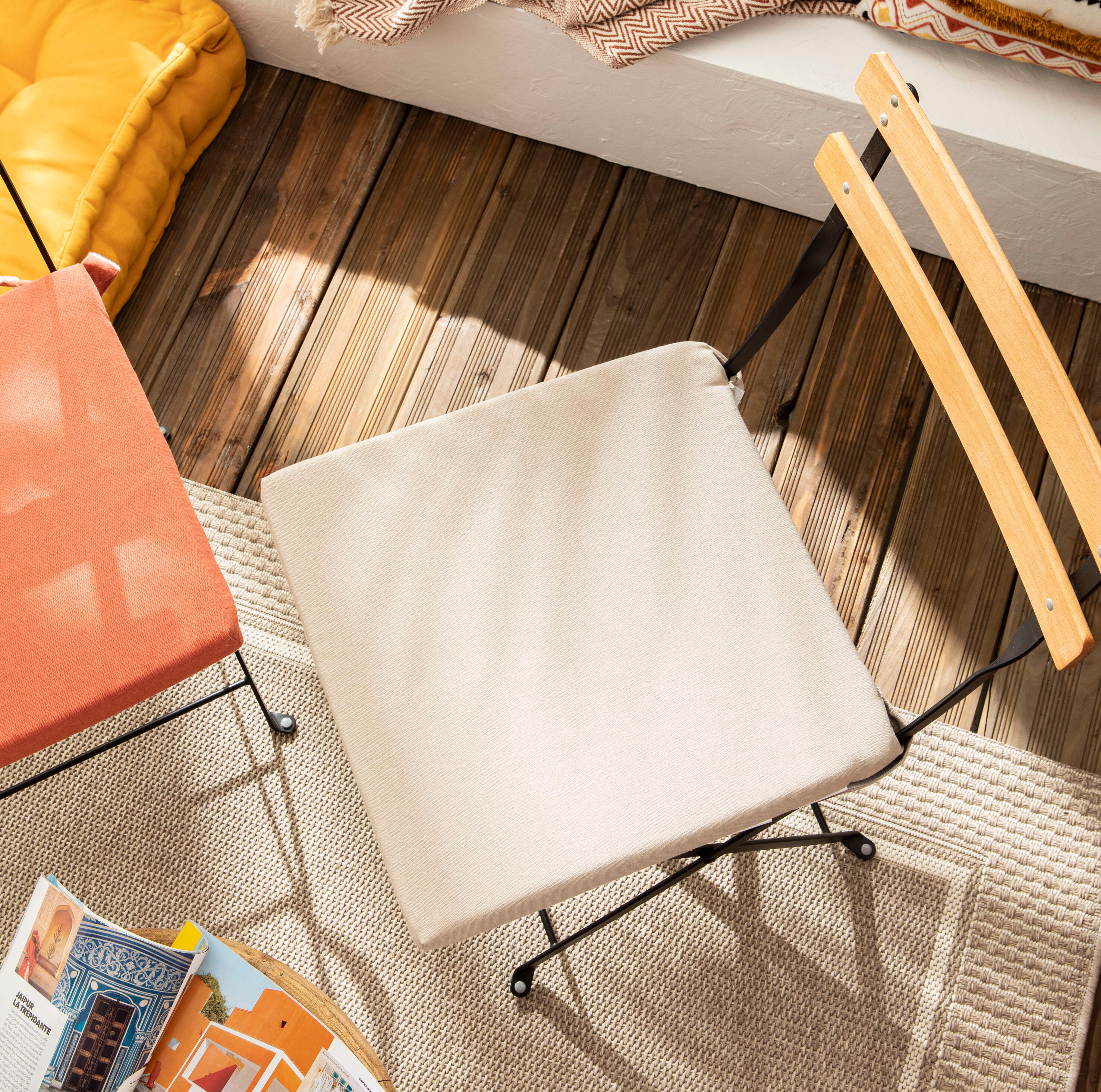 Cojín para silla  INSPIRE Joy beige 40 x 40  cm - 7