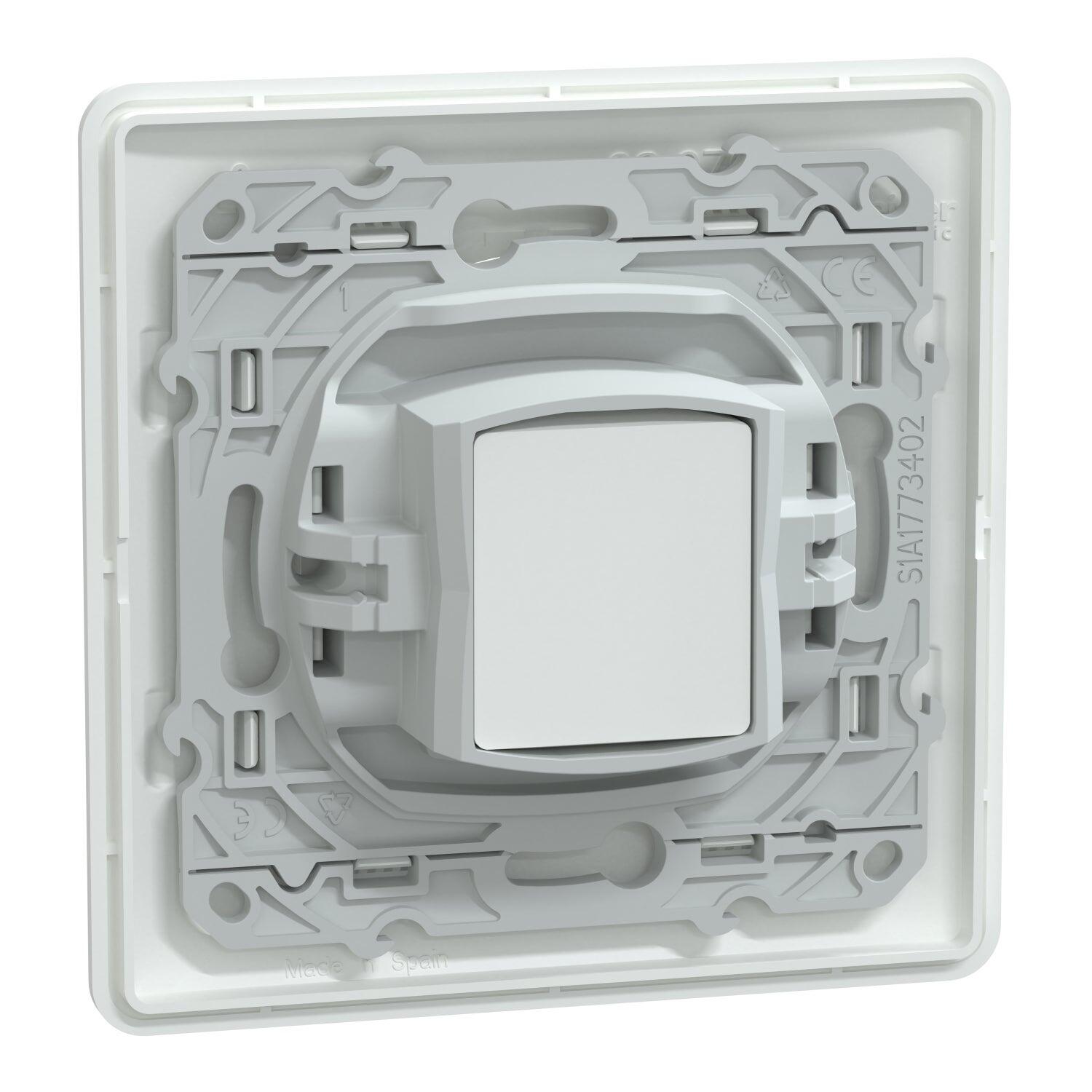 Prise tv complet Ovalis, SCHNEIDER ELECTRIC, blanc - 10