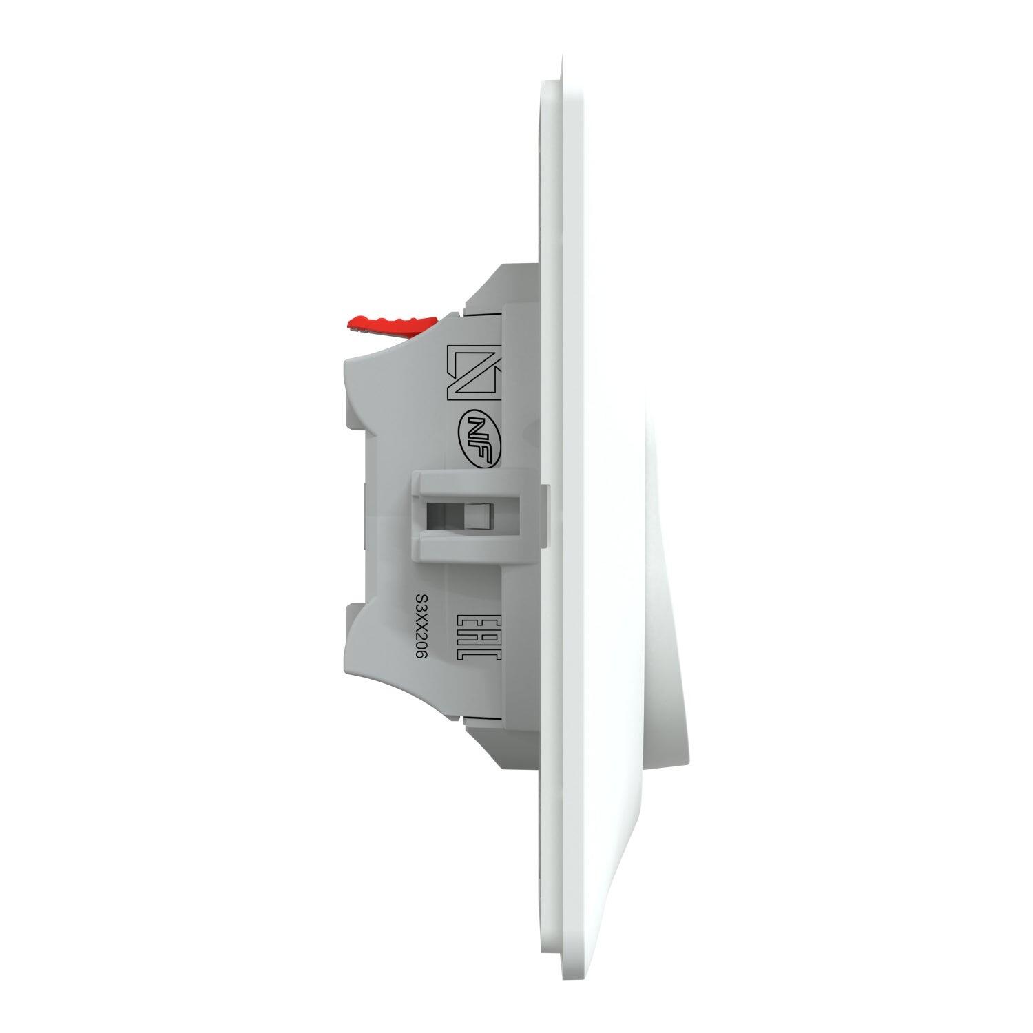 Poussoir complet Ovalis, SCHNEIDER ELECTRIC, blanc - 7