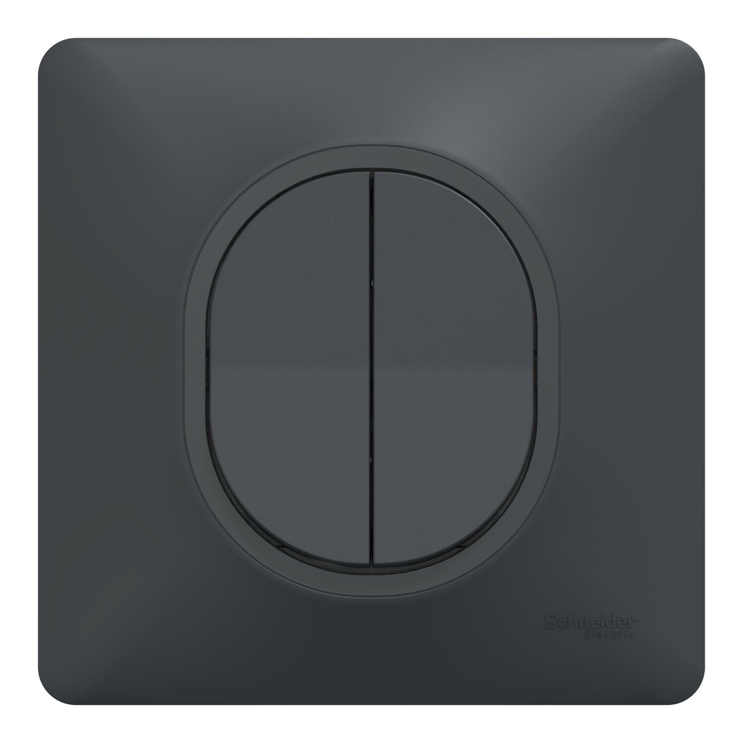 INTERRUPTEUR VA-ET-VIENT MURAL et prise Schuko - Bouton va-et-vient lampe EUR 19,99 - PicClick FR