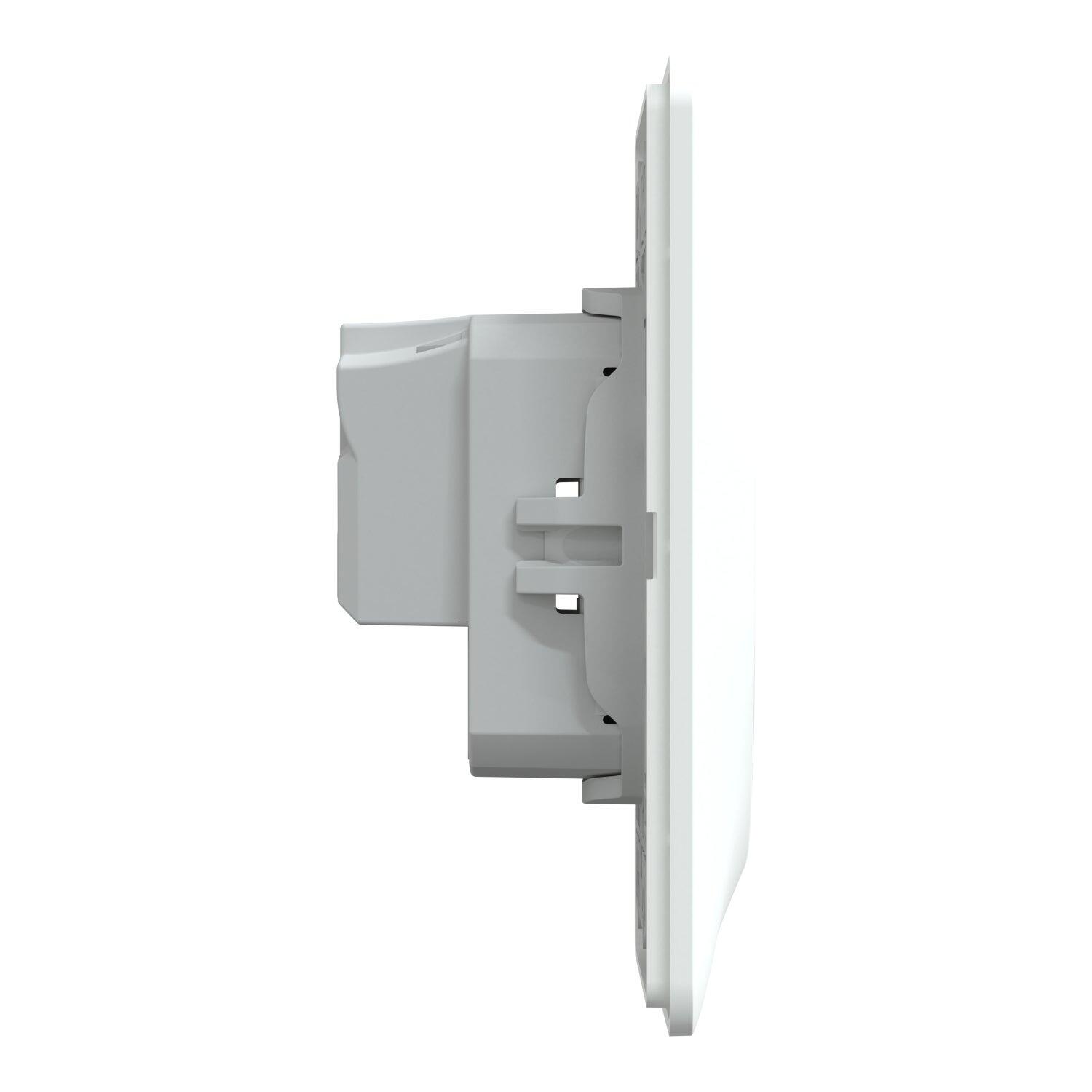 Prise sans terre complet Ovalis, SCHNEIDER ELECTRIC, blanc - 6