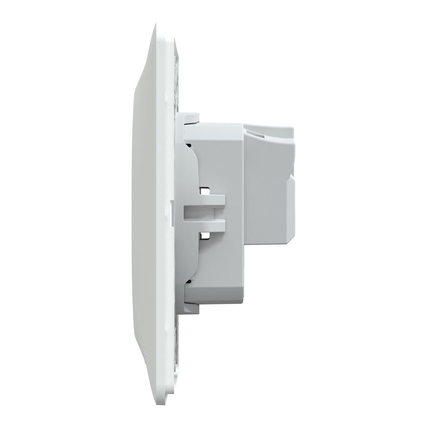 Prise sans terre complet Ovalis, SCHNEIDER ELECTRIC, blanc - 5