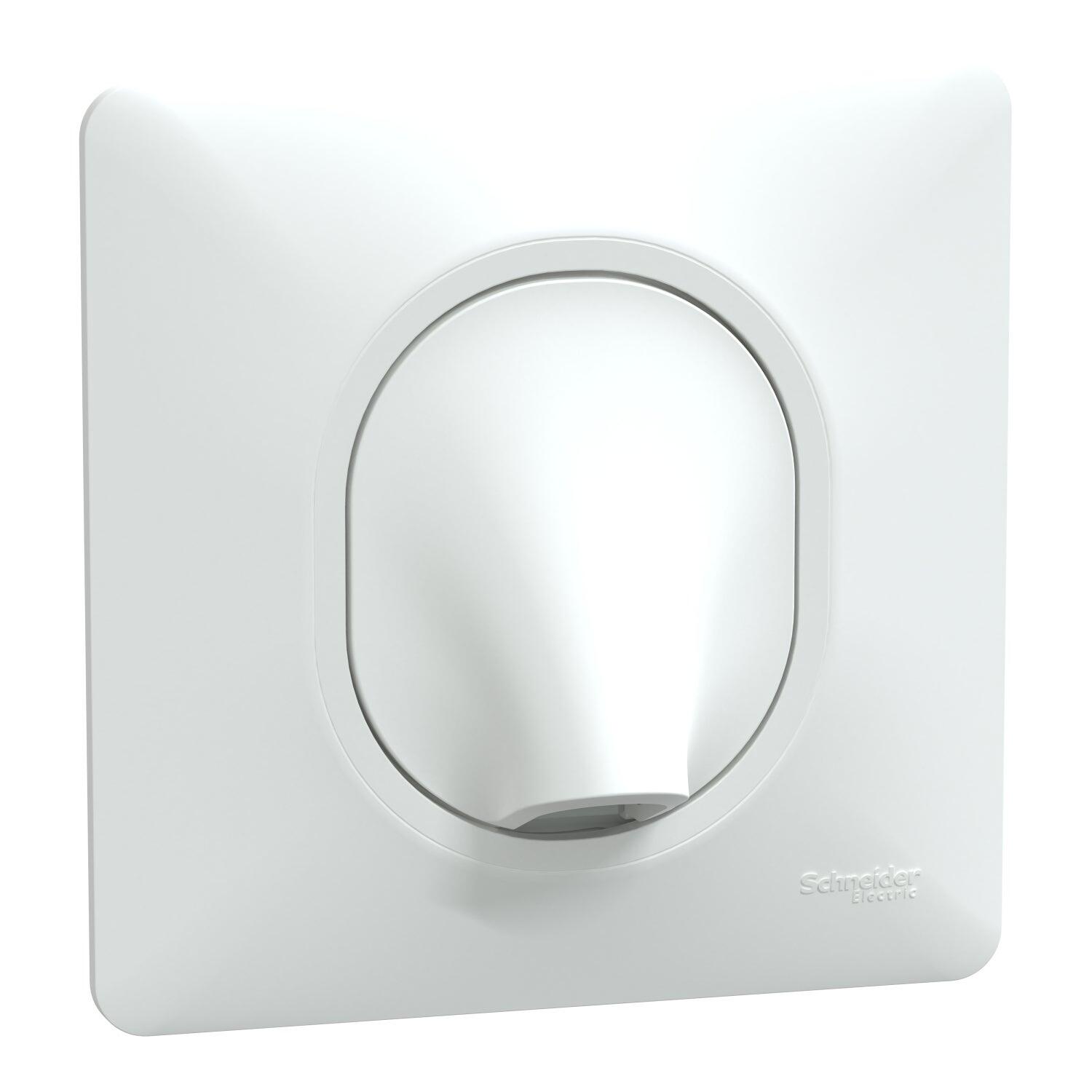 Sortie de câble complet Ovalis, SCHNEIDER ELECTRIC, blanc - 9