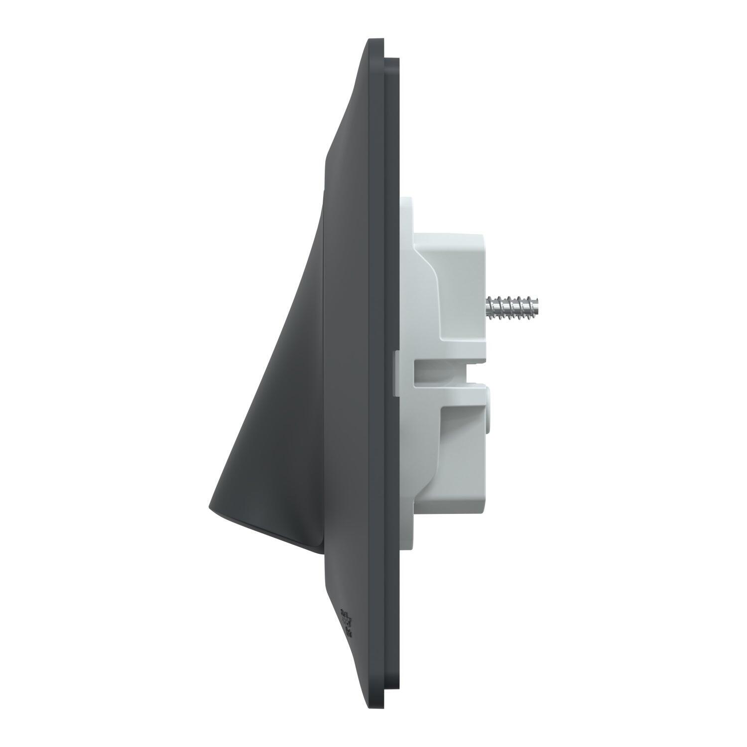 Sortie de câble complet Ovalis, SCHNEIDER ELECTRIC, gris anthracite - 4