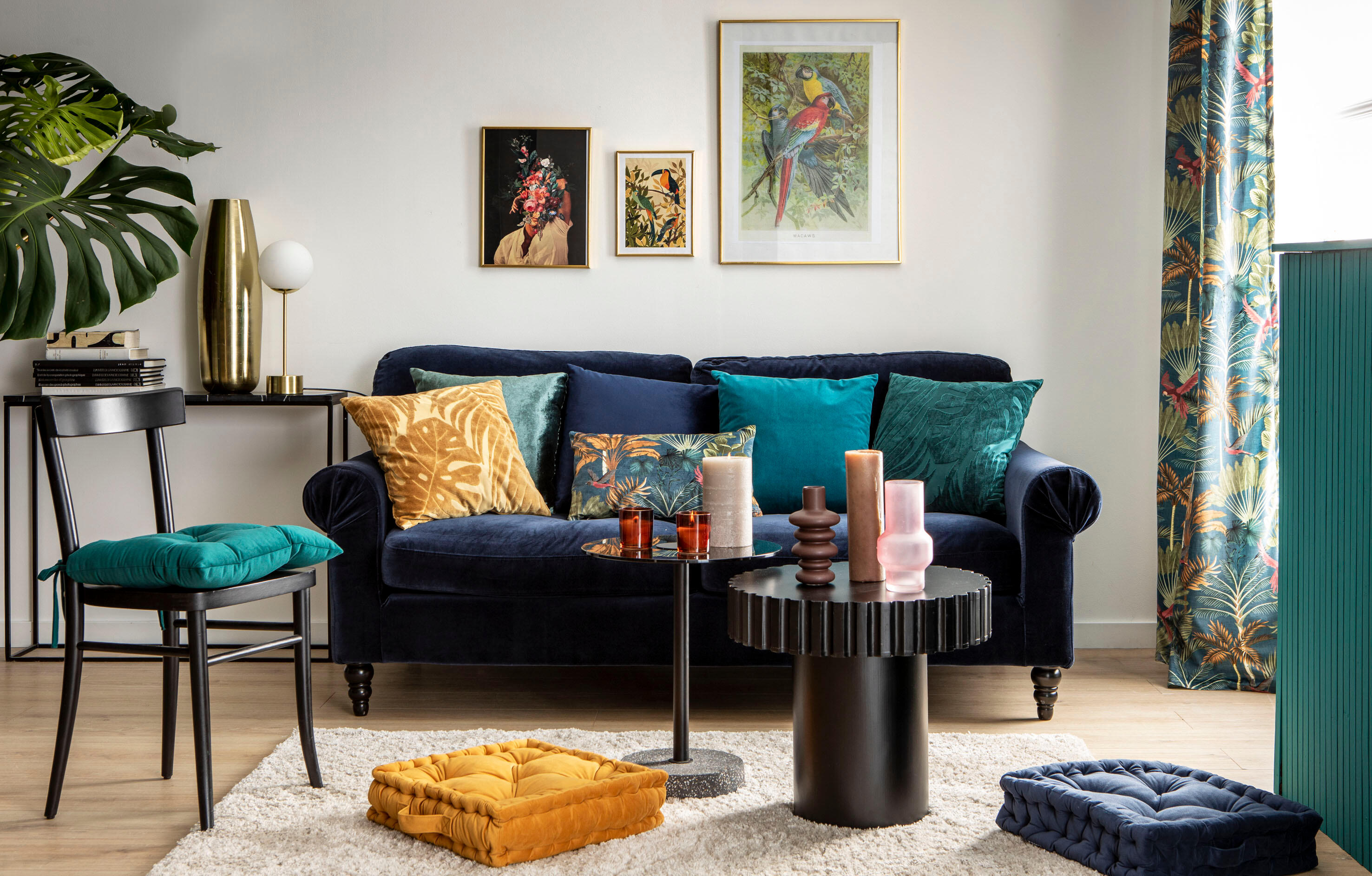 Tenda INSPIRE Nadjila multicolore, occhiello 140x280 cm - 3