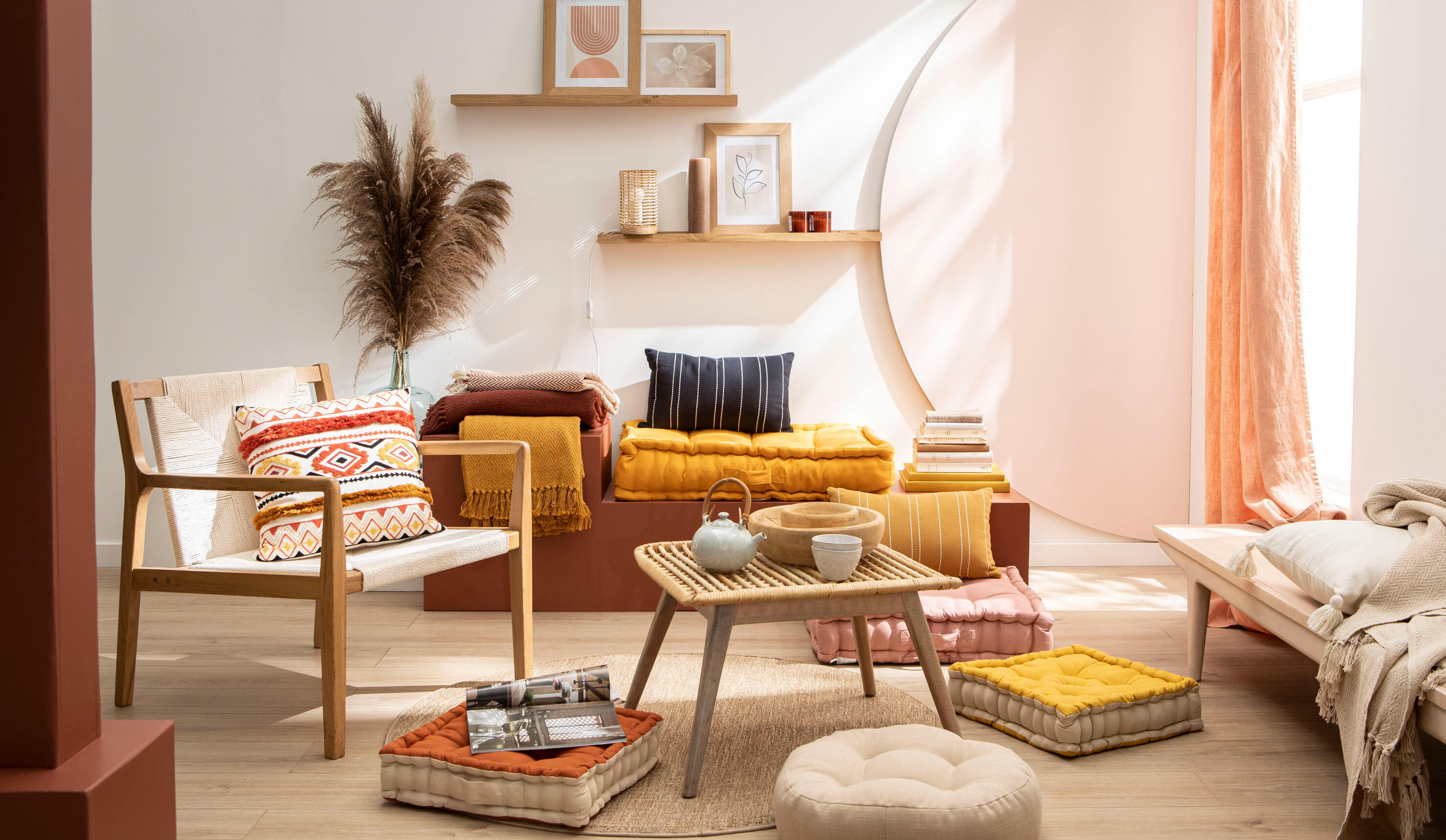 Fronha de almofada Bryan 45x45cm creme Inspire - 4