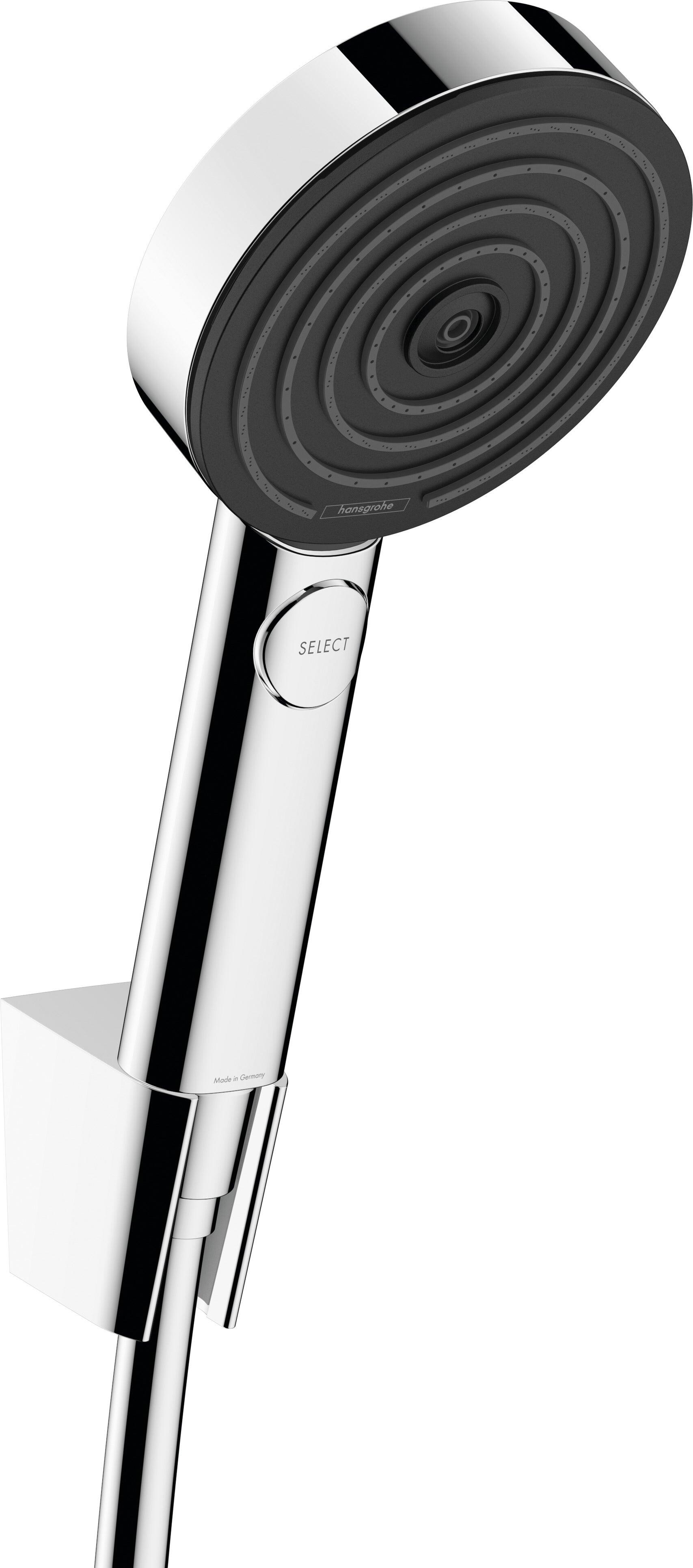 Trio (pommeau, flexible et support de douche) 3 jet(s) HANSGROHE Pulsify chromé - 7