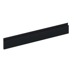 Façade de tiroir de cuisine Tokyo noir mat H.12.5 x l.89.7 cm