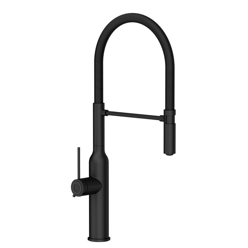 Bateria kuchenna Marilyn Czarna M wylewka U 55 cm Quadron