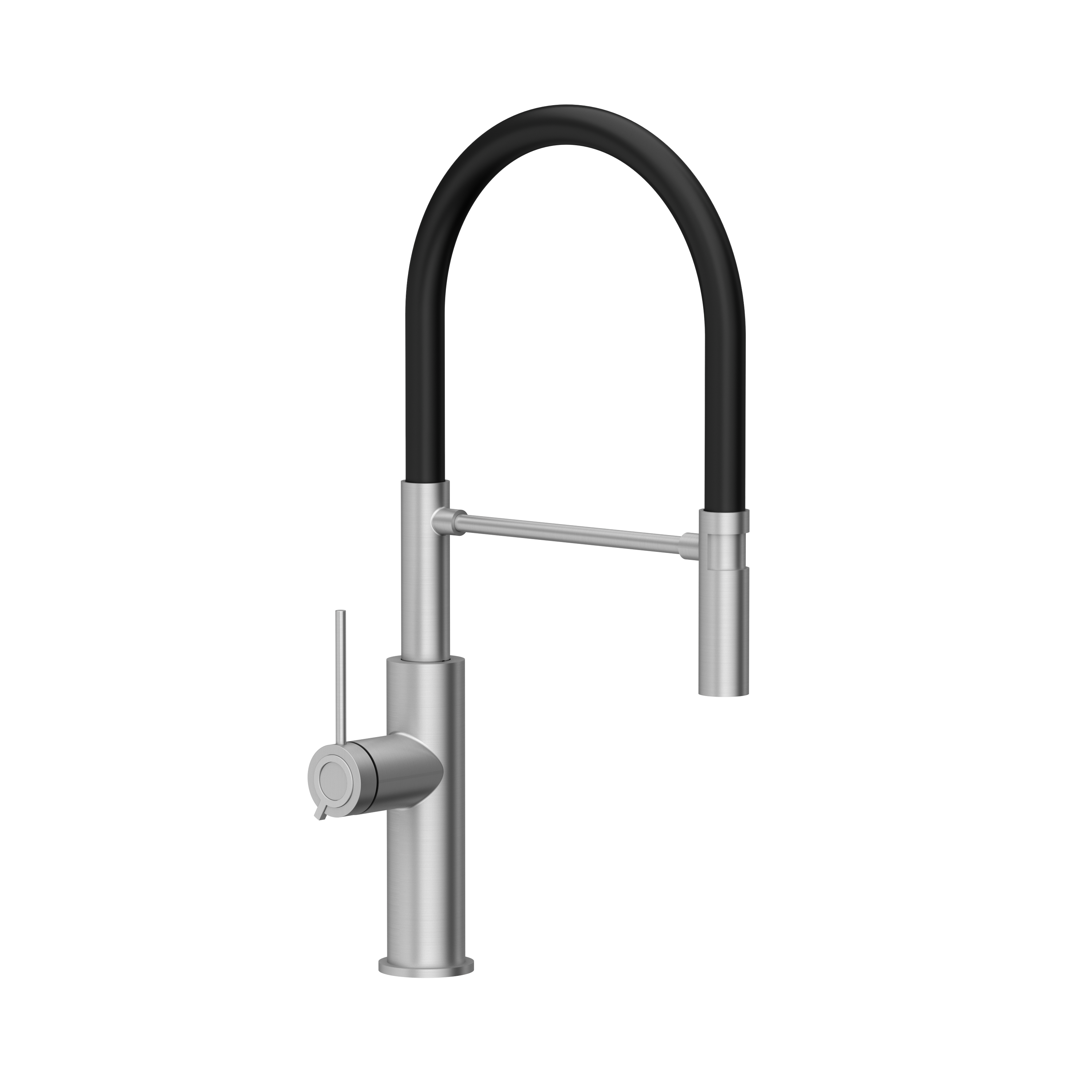 Bateria kuchenna Gemma Stal Czarna wylewka U 50 cm Quadron