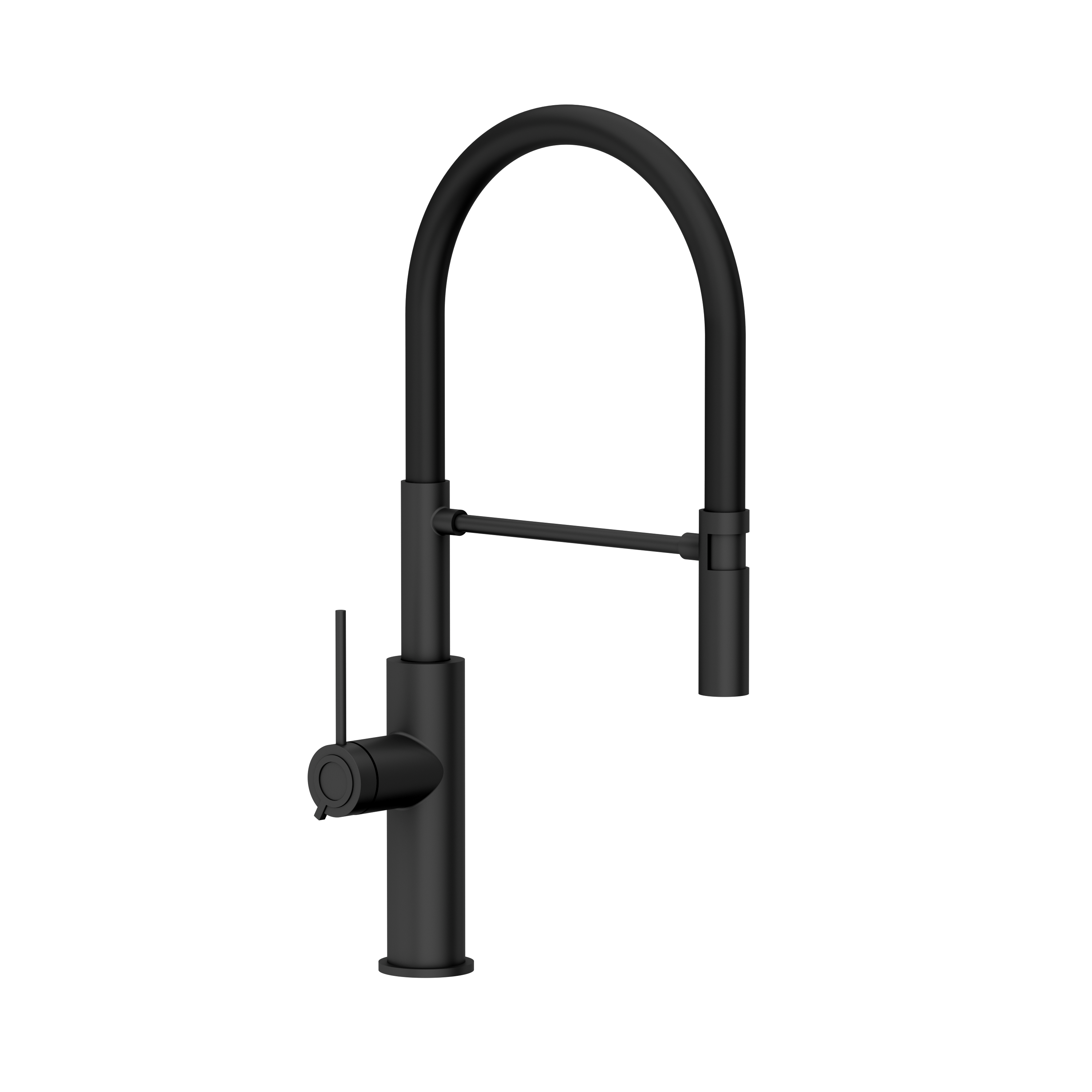 Bateria kuchenna Gemma Czarna wylewka U 50 cm Quadron