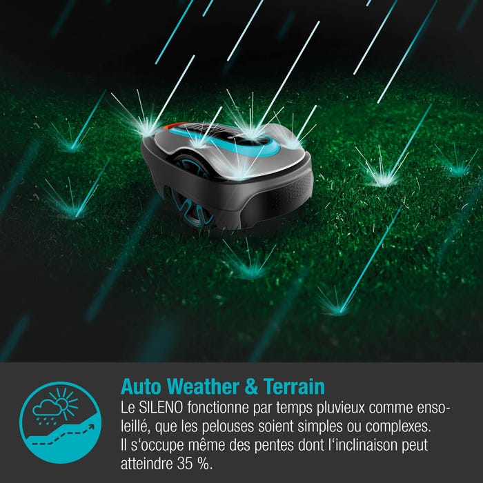 Robot tondeuse gardena sileno city 