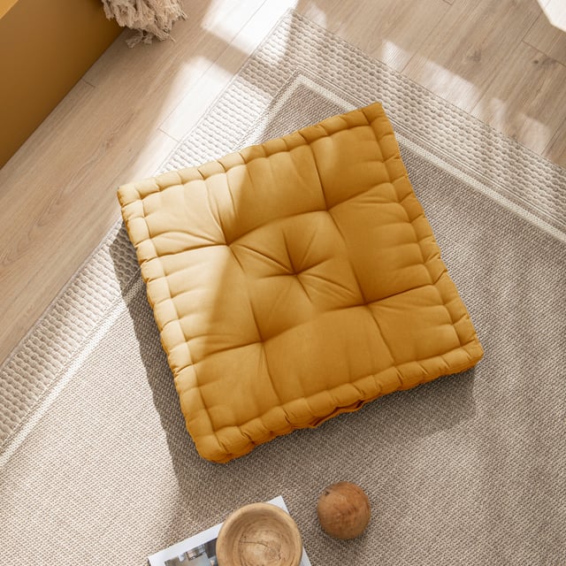 Almofada de chão LUCK algodão 40x40cm SOLEMIO Inspire