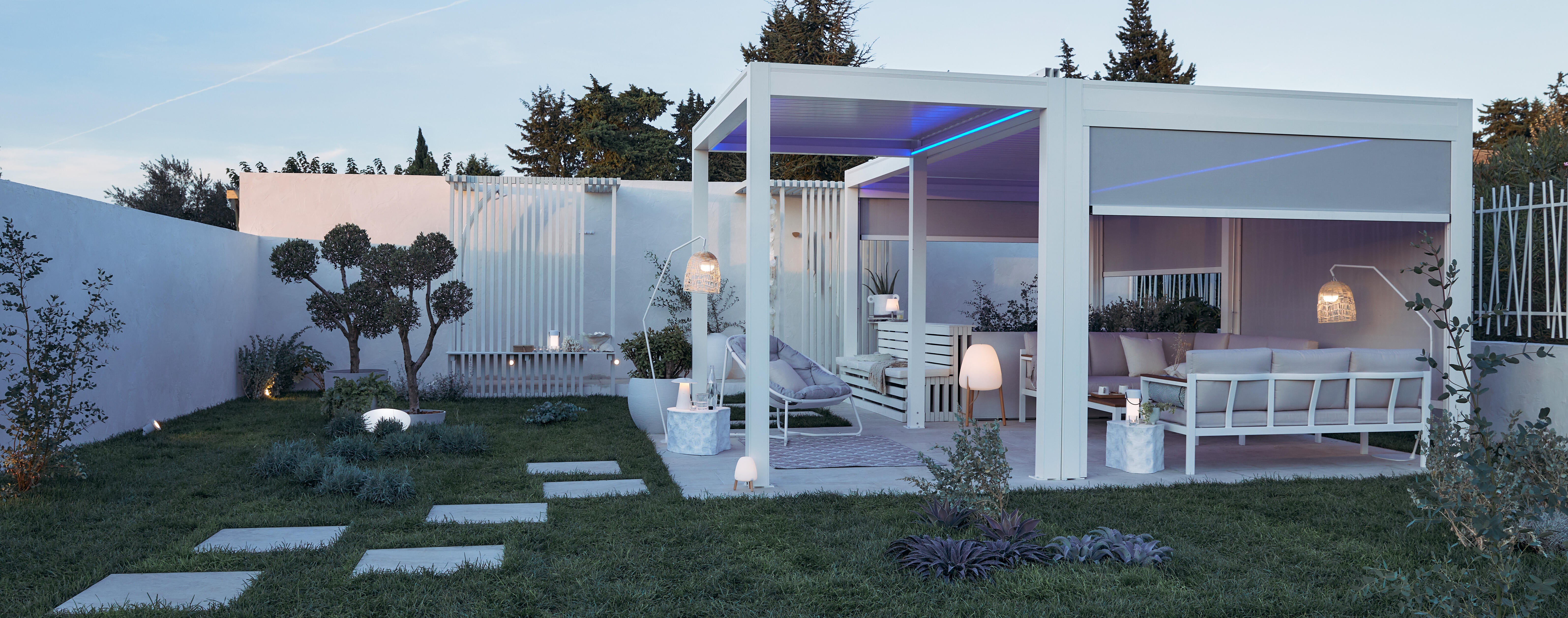 Lampe d'extérieur rechargeable Usb rocket 20cm 11 Lumen blanc / bois NEWGARDEN - 5