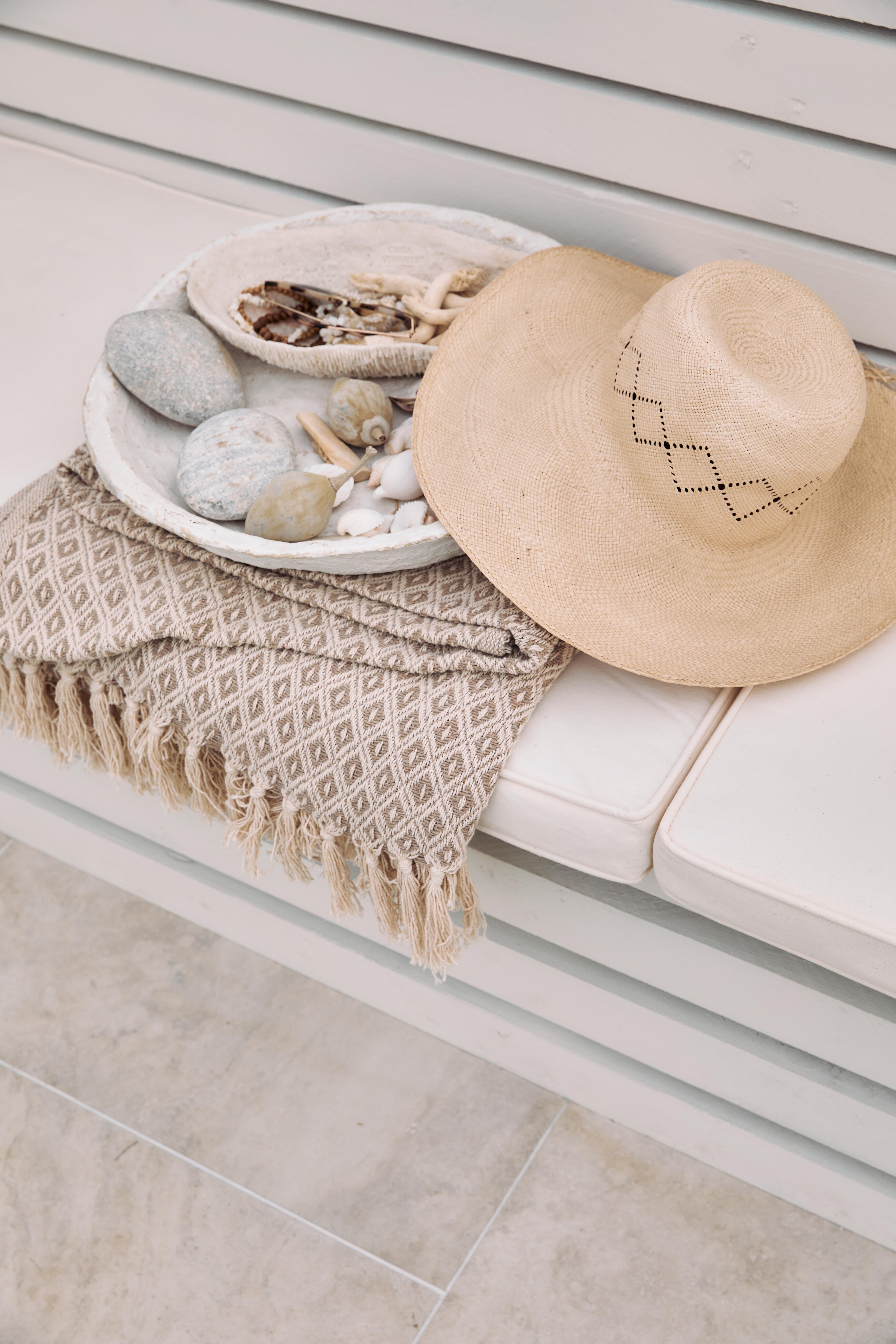 Lot 2 dalles grès cérame travertin, beige, L.60.4 x l.60.4 cm x Ep.20 mm - 3