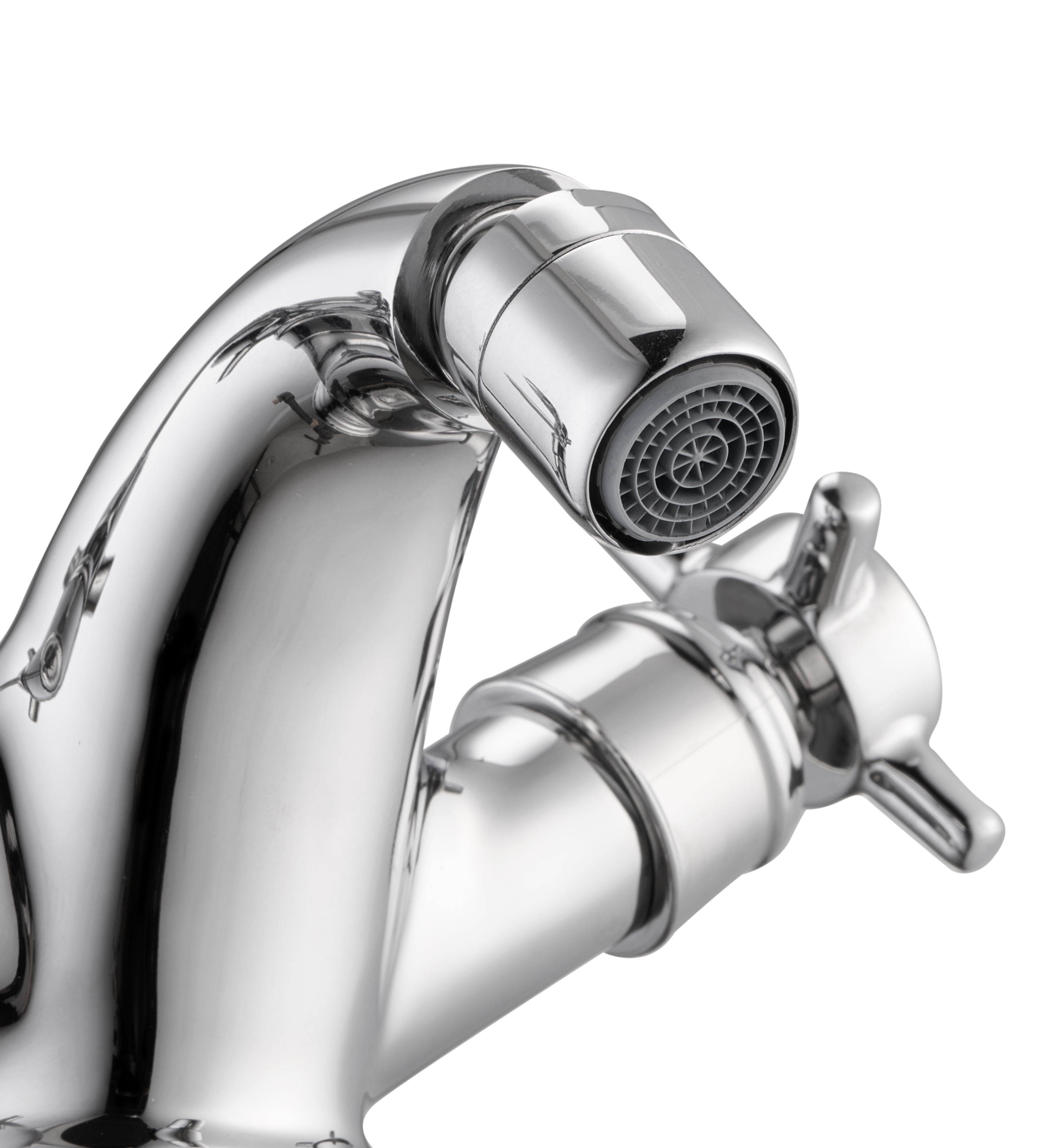 Grifo bimando de bidé SENSEA Mauna cromo brillo. Antical. Latón - 10