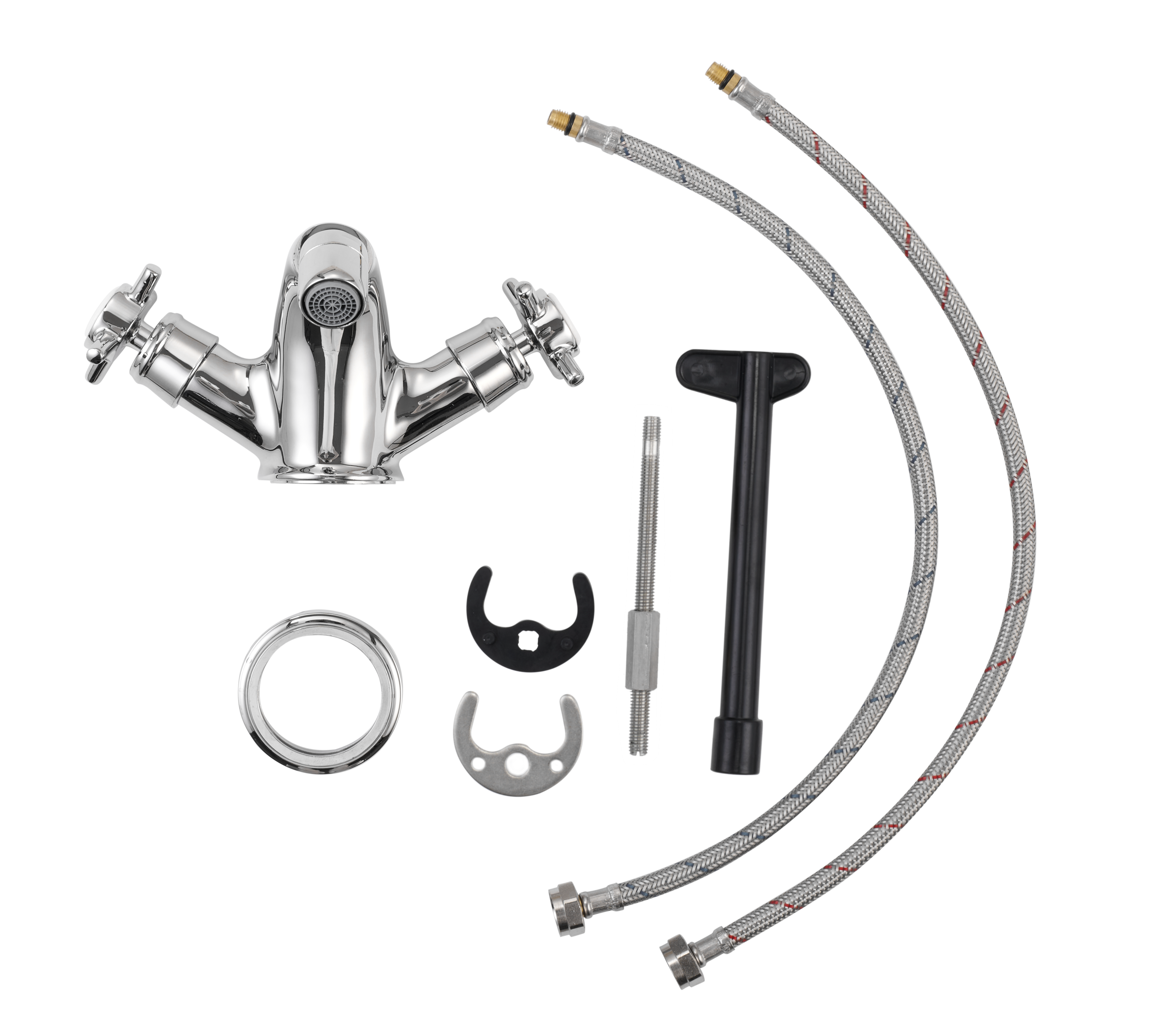 Bateria bidetowa chrom Mauna Sensea