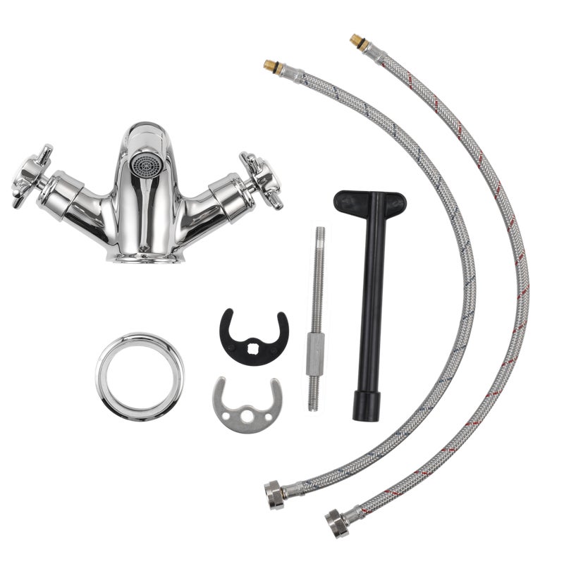 Bateria bidetowa chrom Mauna Sensea