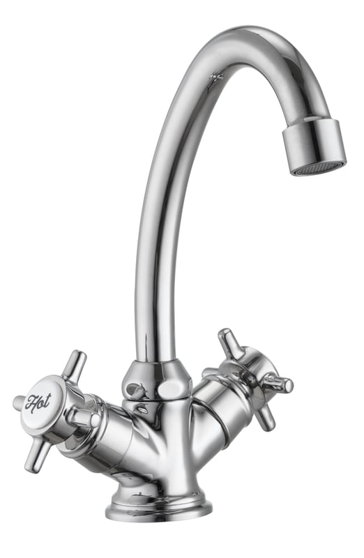 Bateria umywalkowa chrom 21 cm Mauna Sensea