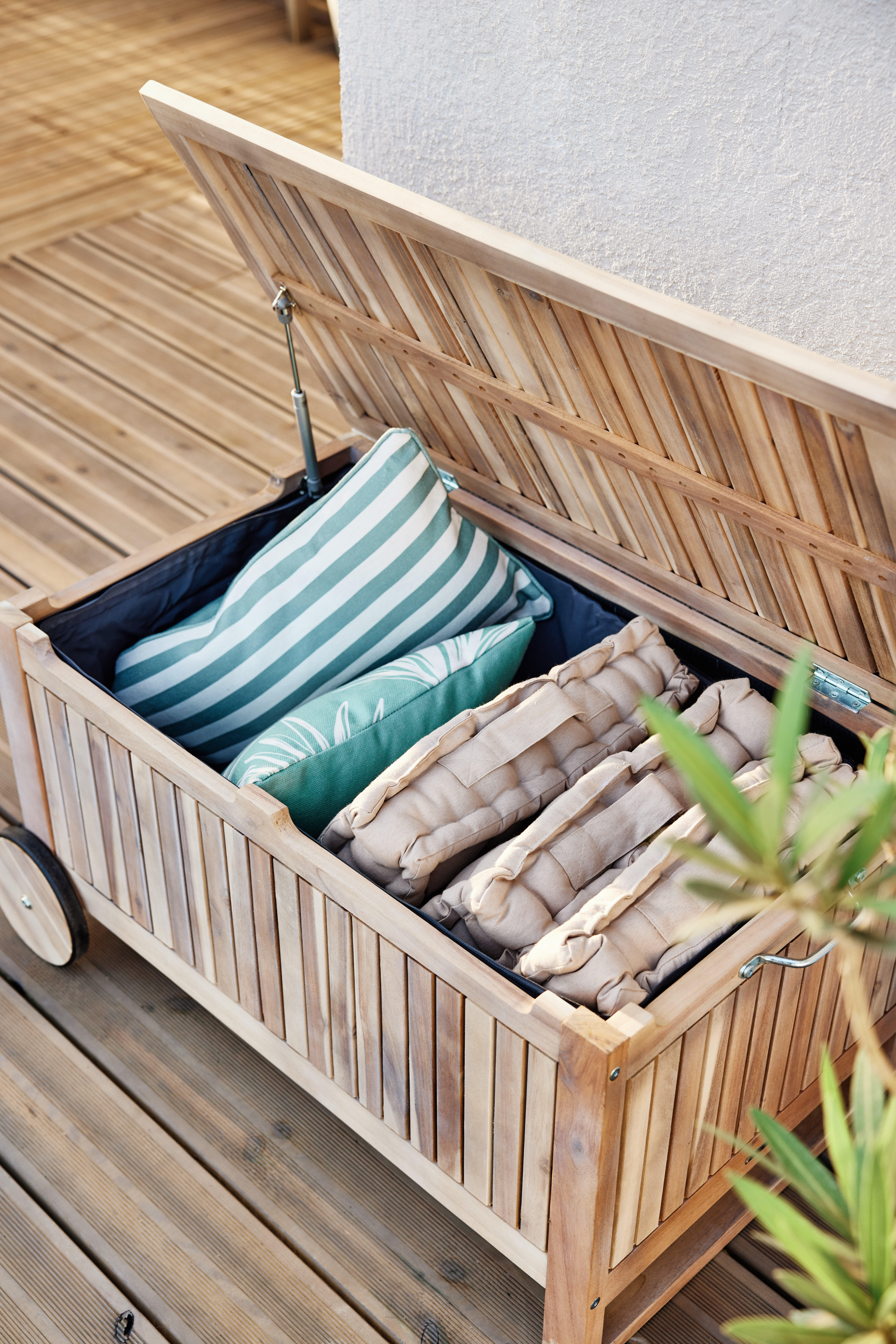 Coussin de sol Luck, déperlant, beige l.40 x H.40 cm INSPIRE - 10