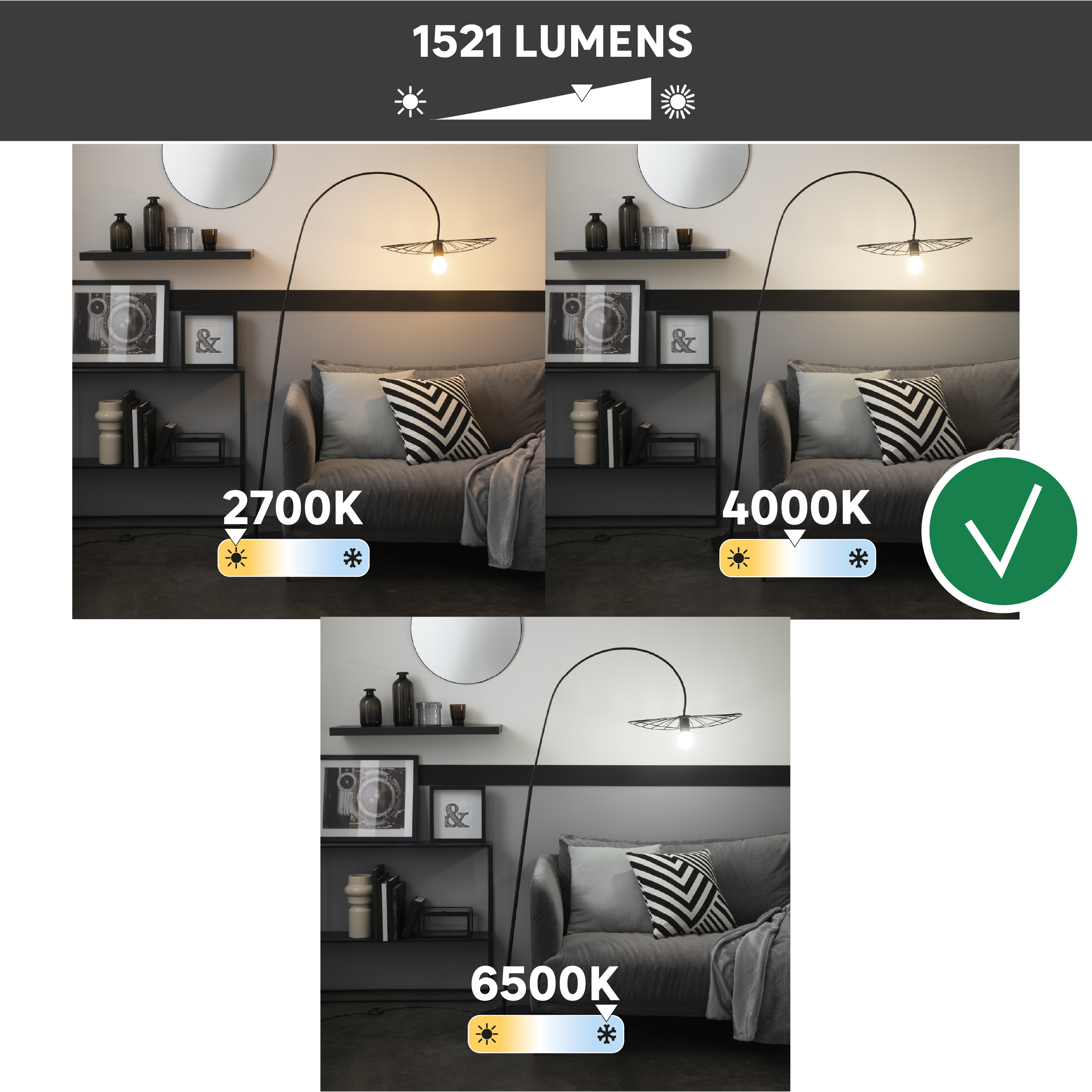 Żarówka LED E27 10,5 W 1521 lm Neutralna biel Lexman - 7