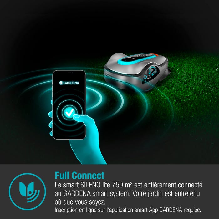 Robot tondeuse gardena connecté 750m²