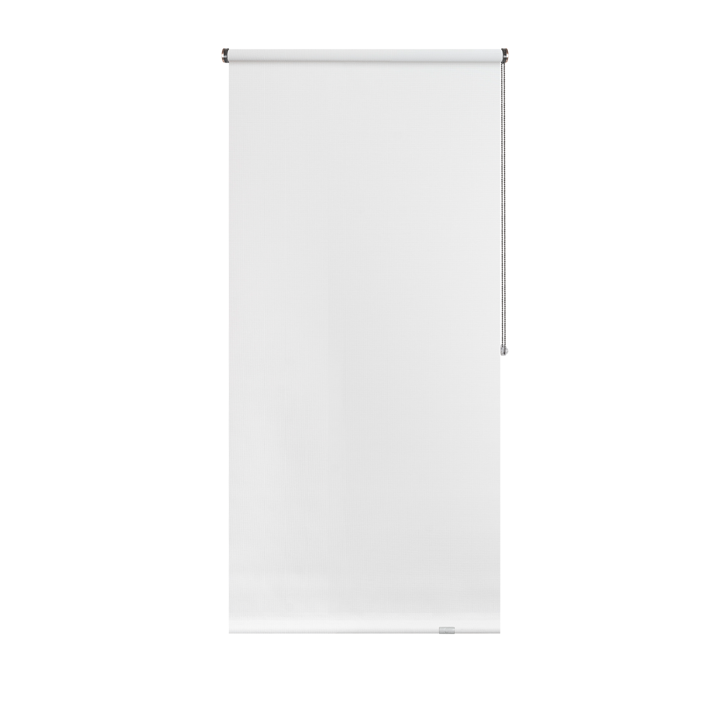 Estor enrollable screen 10% térmico con cadena Salsa poliéster liso blanco INSPIRE de 80x250cm. Instalación sin taladrar - 6