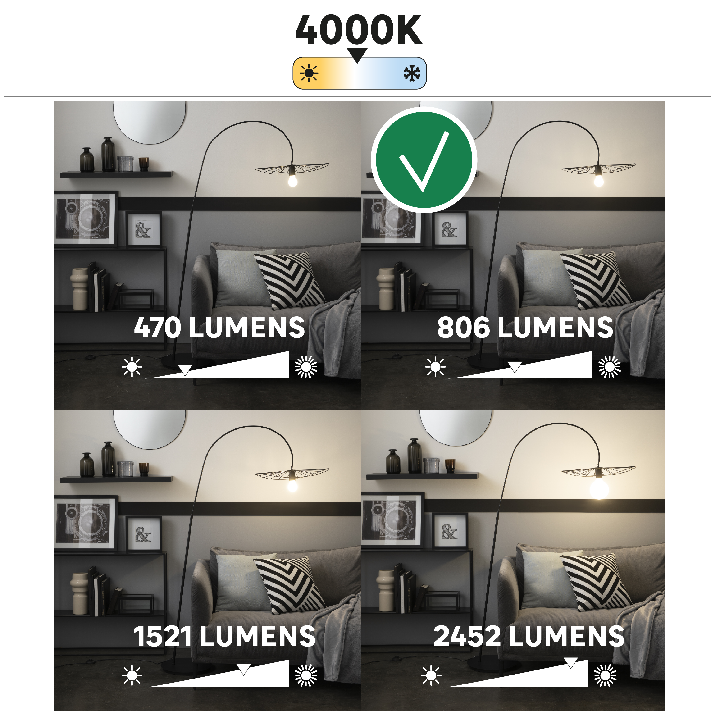 Żarówka LED E14 5,9 W 806 lm Neutralna biel Lexman - 5