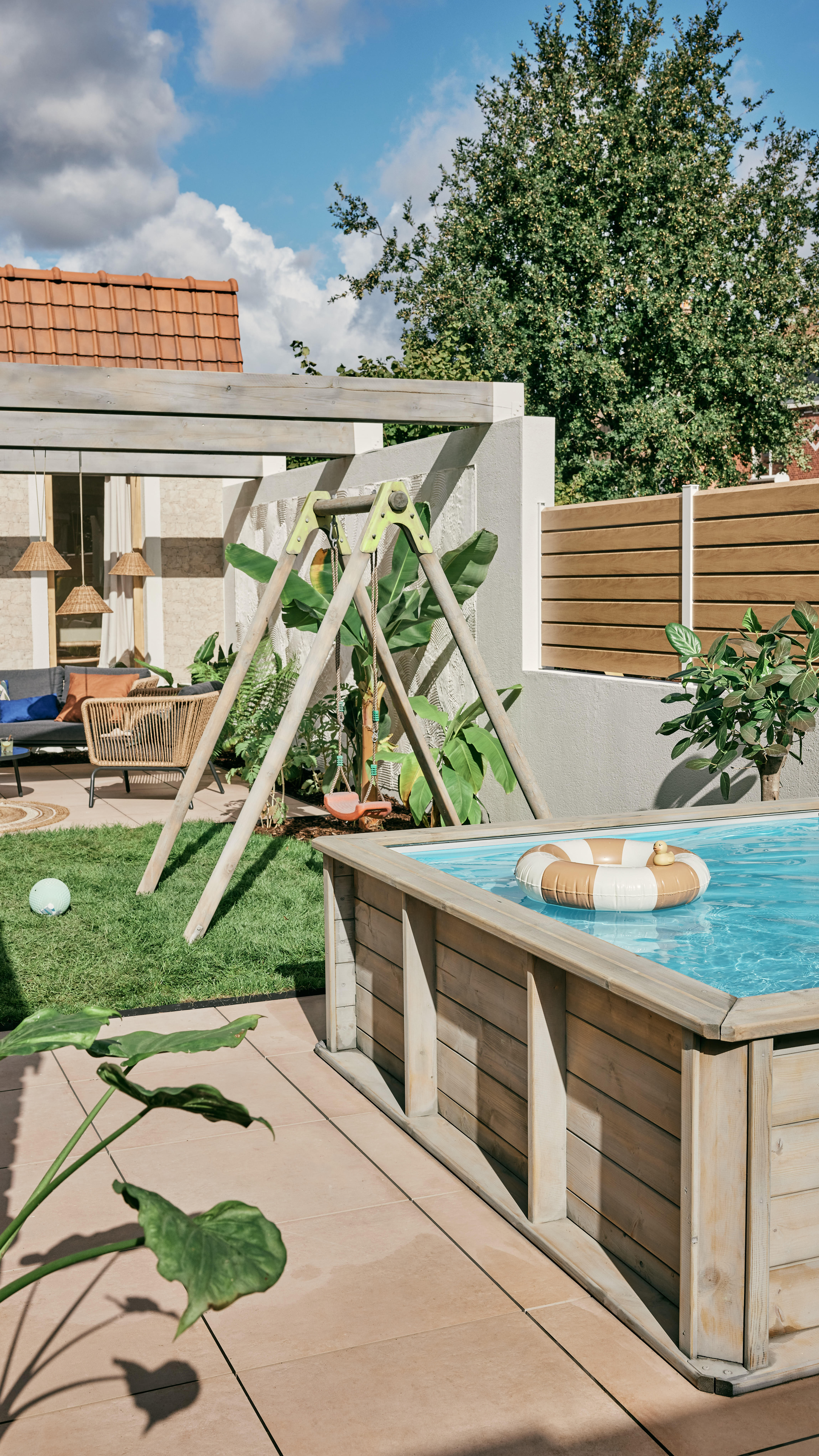 Lampadario LED design CALOBRA 20 BATTERY HANG marrone, luce calda 900 lumen, NEWGARDEN, IP54 - 20