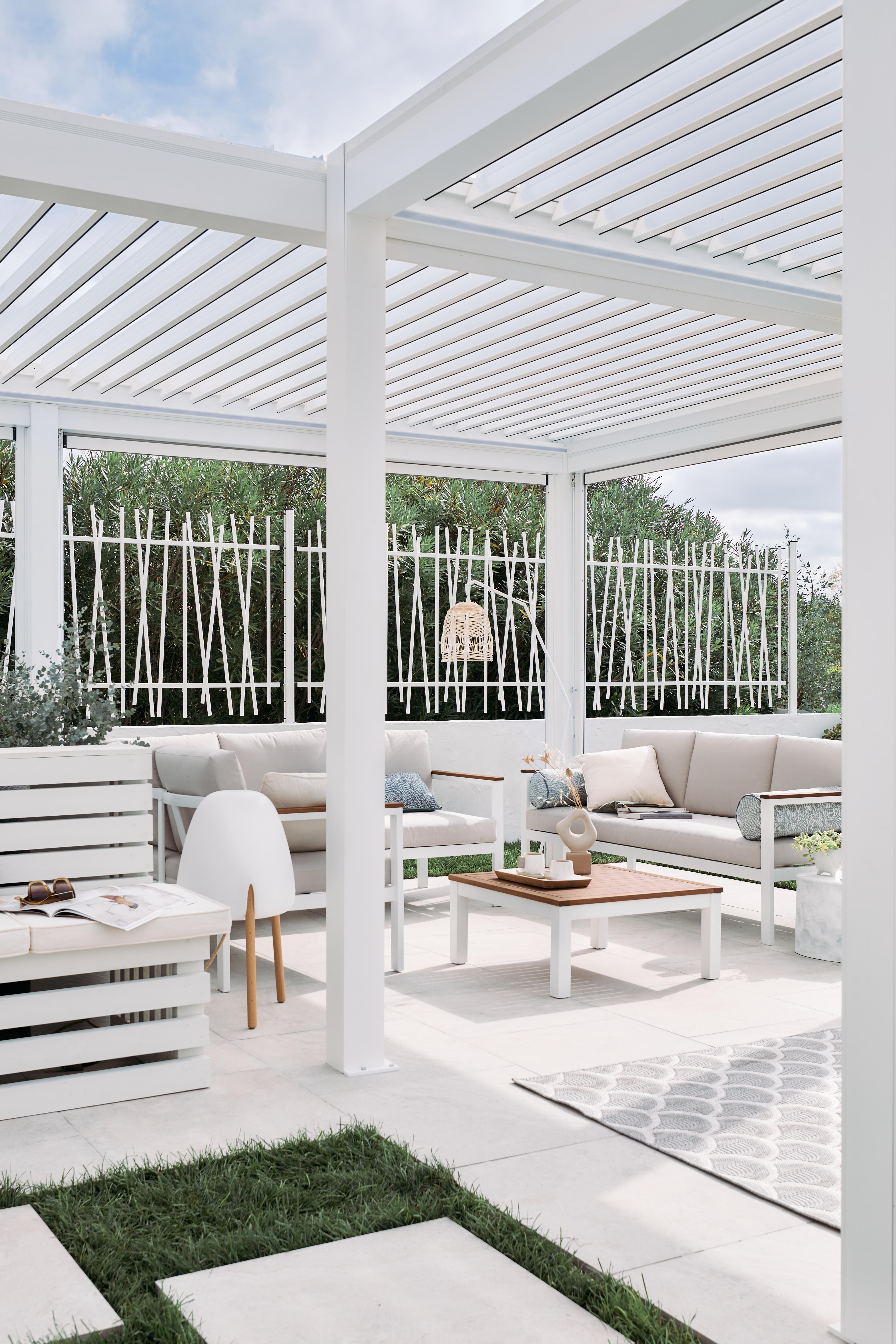 Lampe d'extérieur rechargeable Usb rocket 20cm 11 Lumen blanc / bois NEWGARDEN - 6