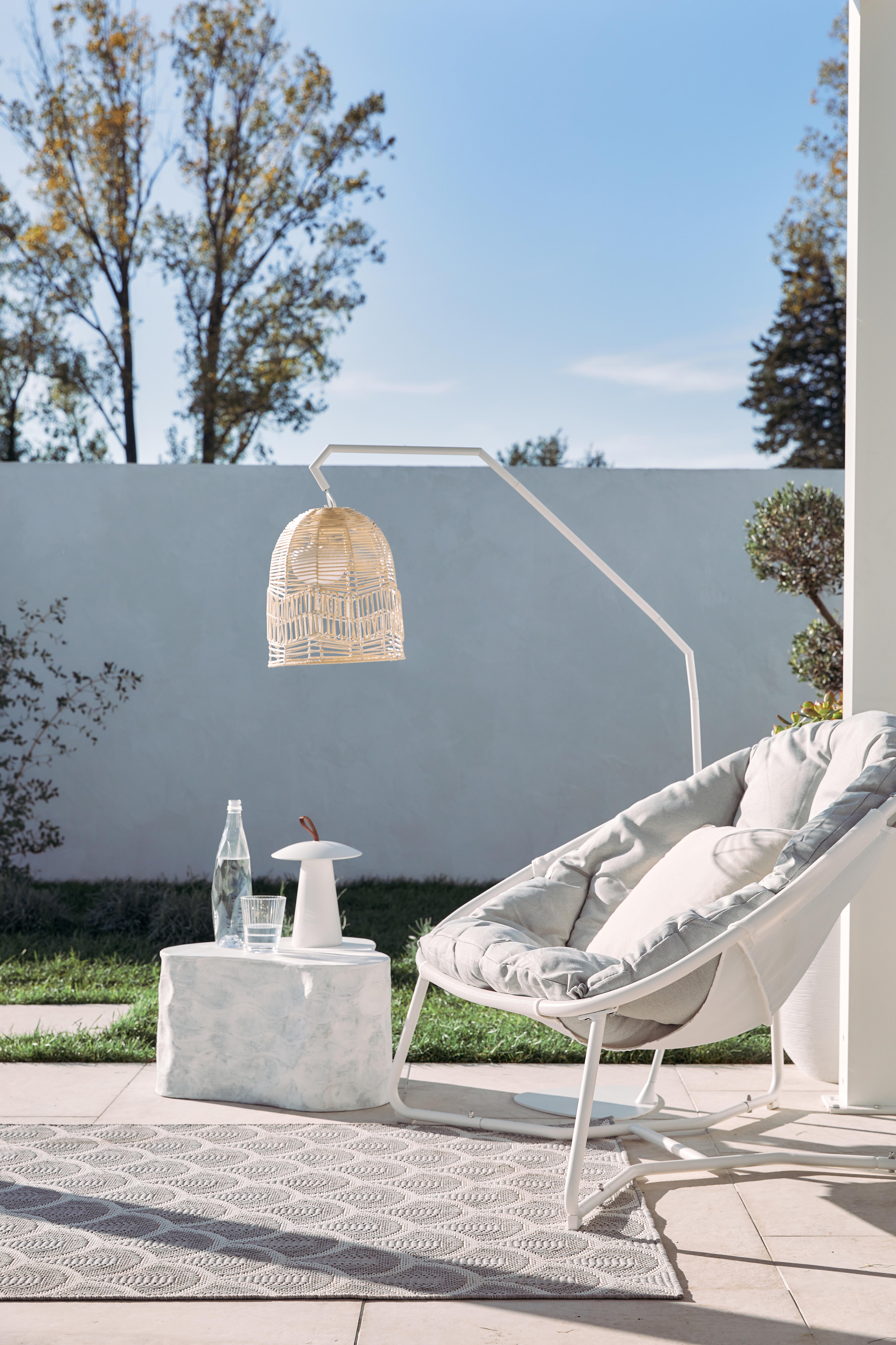 Cadeira relax aço branco Cocoon Naterial - 9