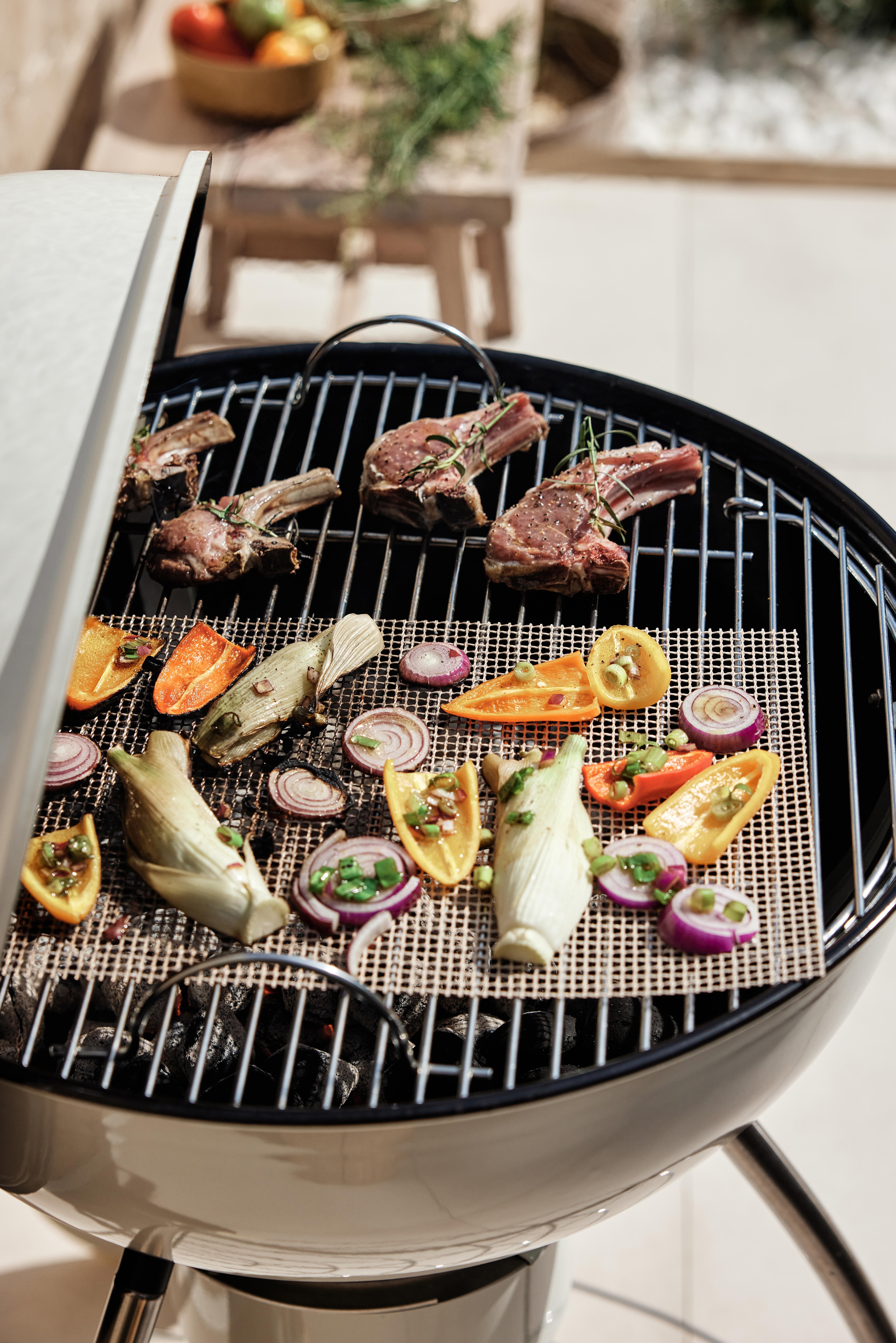 Barbecue charbon de bois NATERIAL ø 55 Phoenix Beta 2 blanc - 3