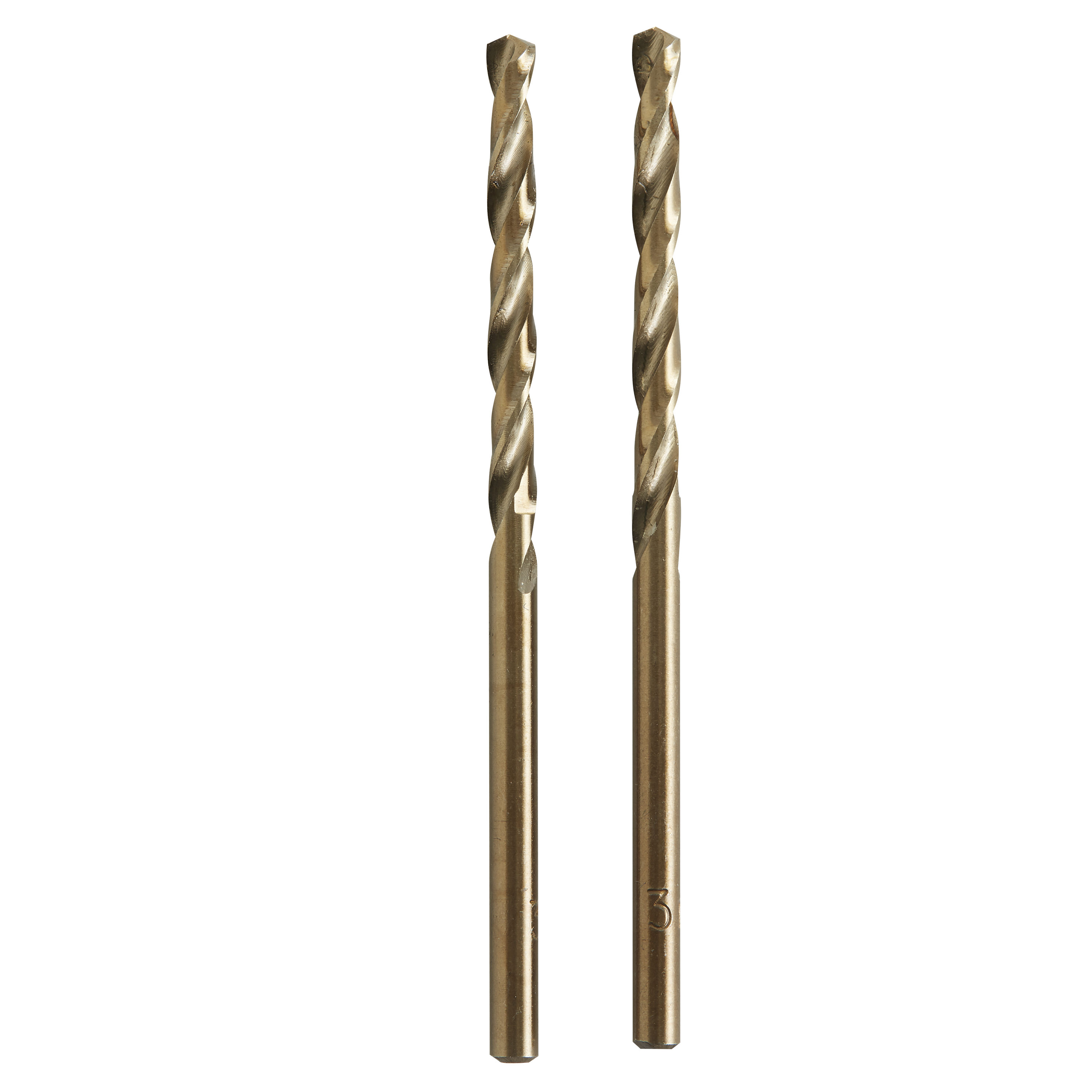 2 Brocas HSS CO para metal 3x61 mm Dexter Pro - 2