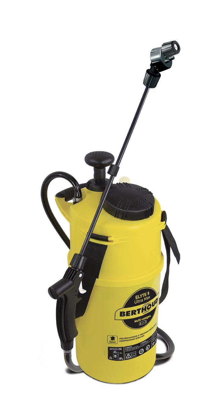 Pulvérisateur à Dos GardeTech PRO 16L - Pression 4 Bar - Lance Télescopique 100 Cm - Parfait Pour Jardin Et Traitement