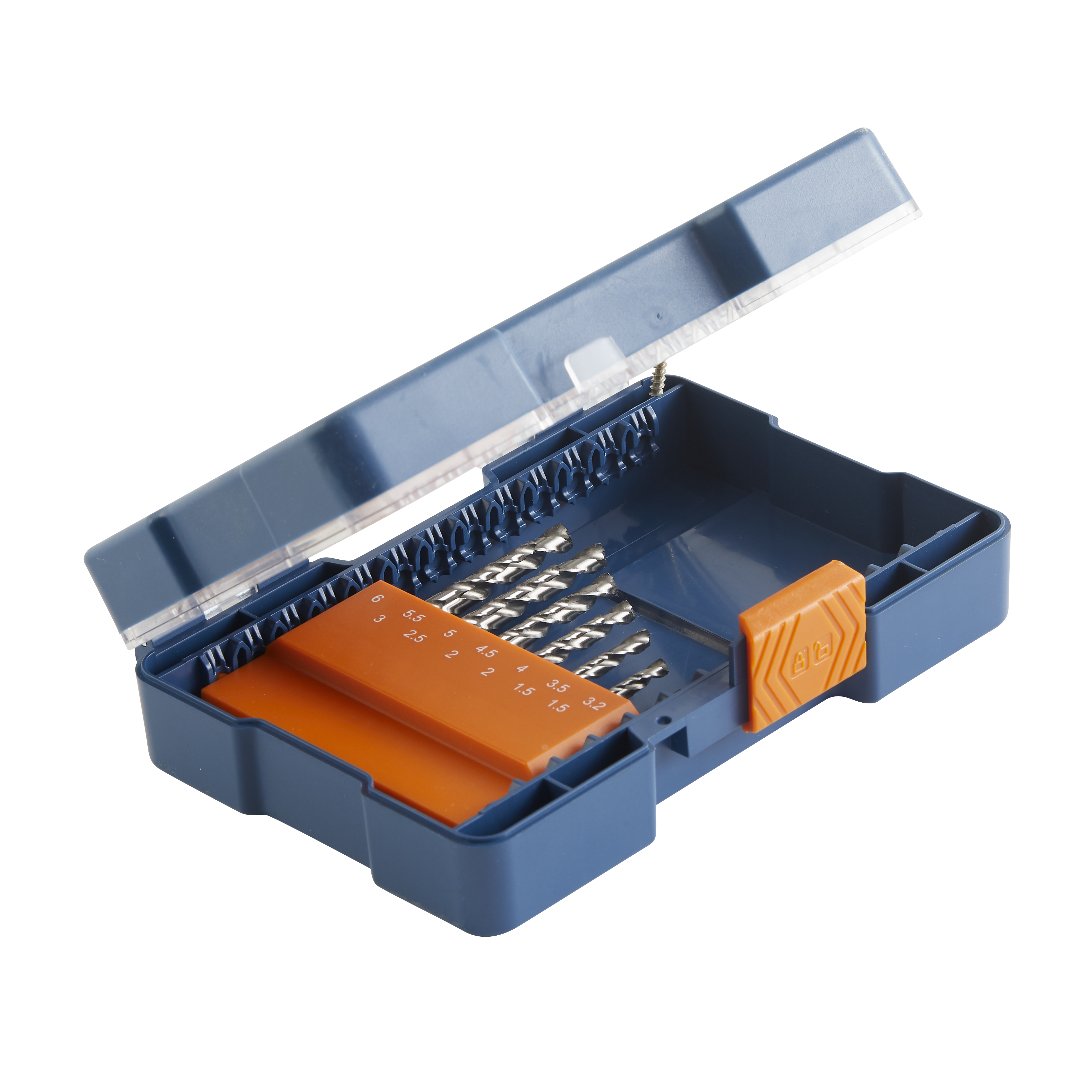 Set di punte DEXTER codolo cilindrico, 19 pezzi - 8