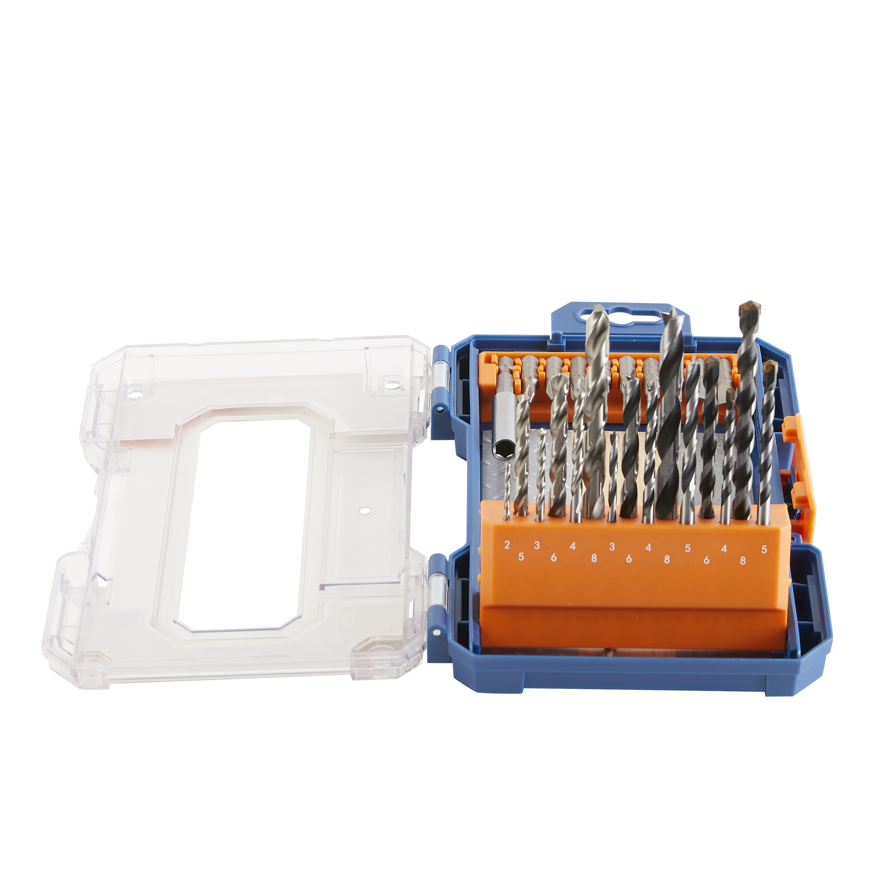 Ensemble de forets et d'embouts bois / acier / construction DEXTER, 25 pièces - 4