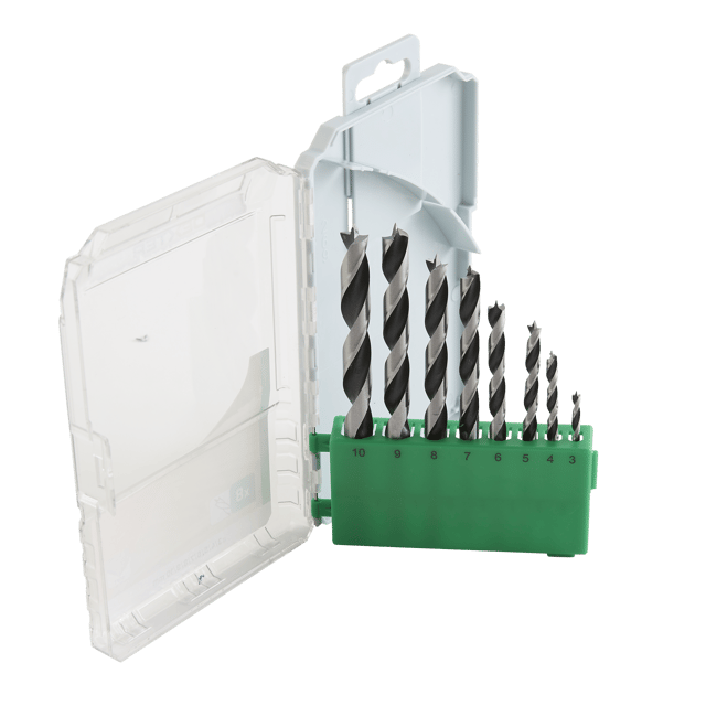 Zestaw wierteł do drewna 3-10mm 8szt. DEXTER