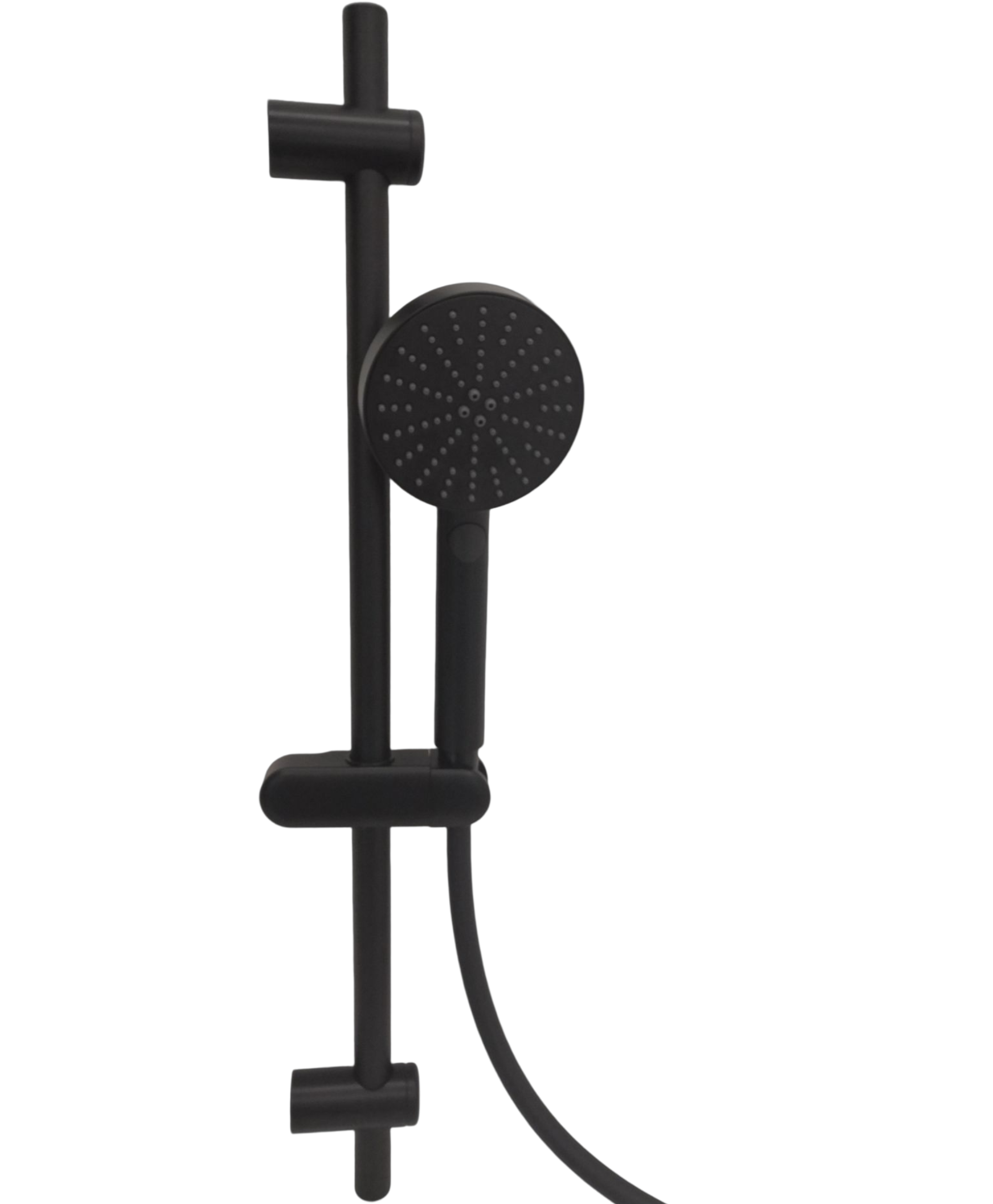 Pommeau de douche avec flexible et barre de douche 3 jet(s) noir Easy SENSEA - 3