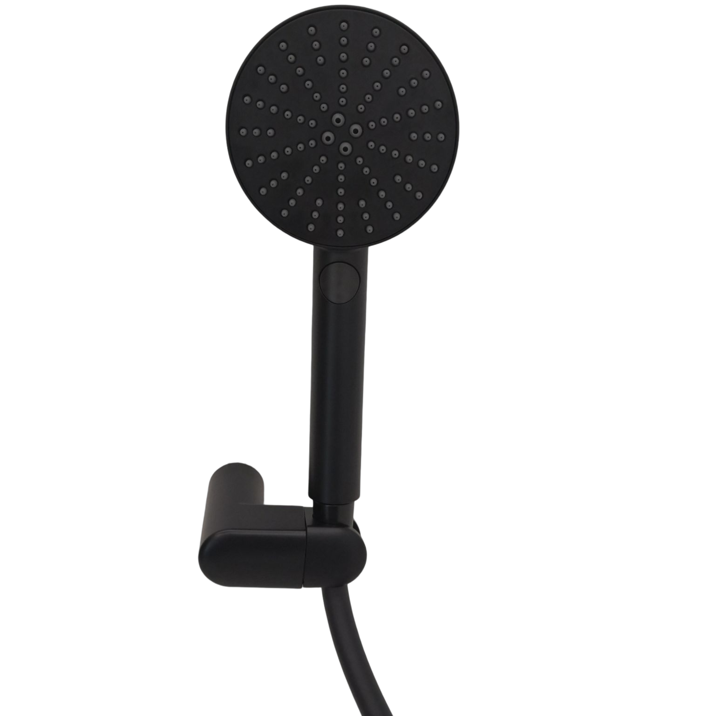 Pommeau de douche 3 jets, flexible et support3, SENSEA Easy noir - 3