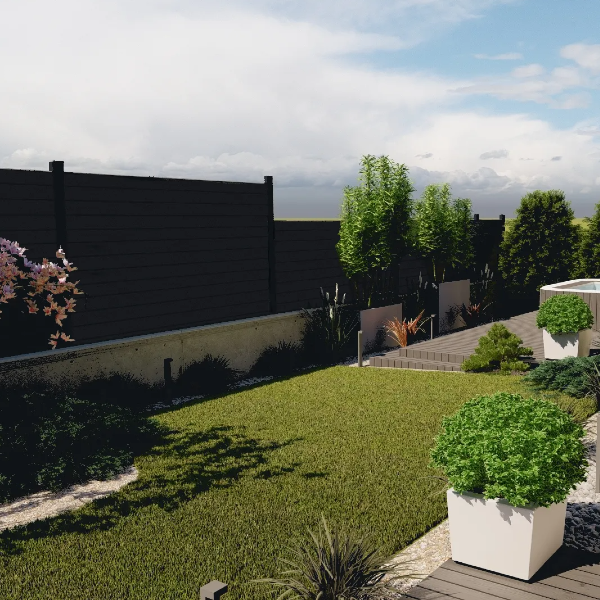 cloture aluminium jardin 