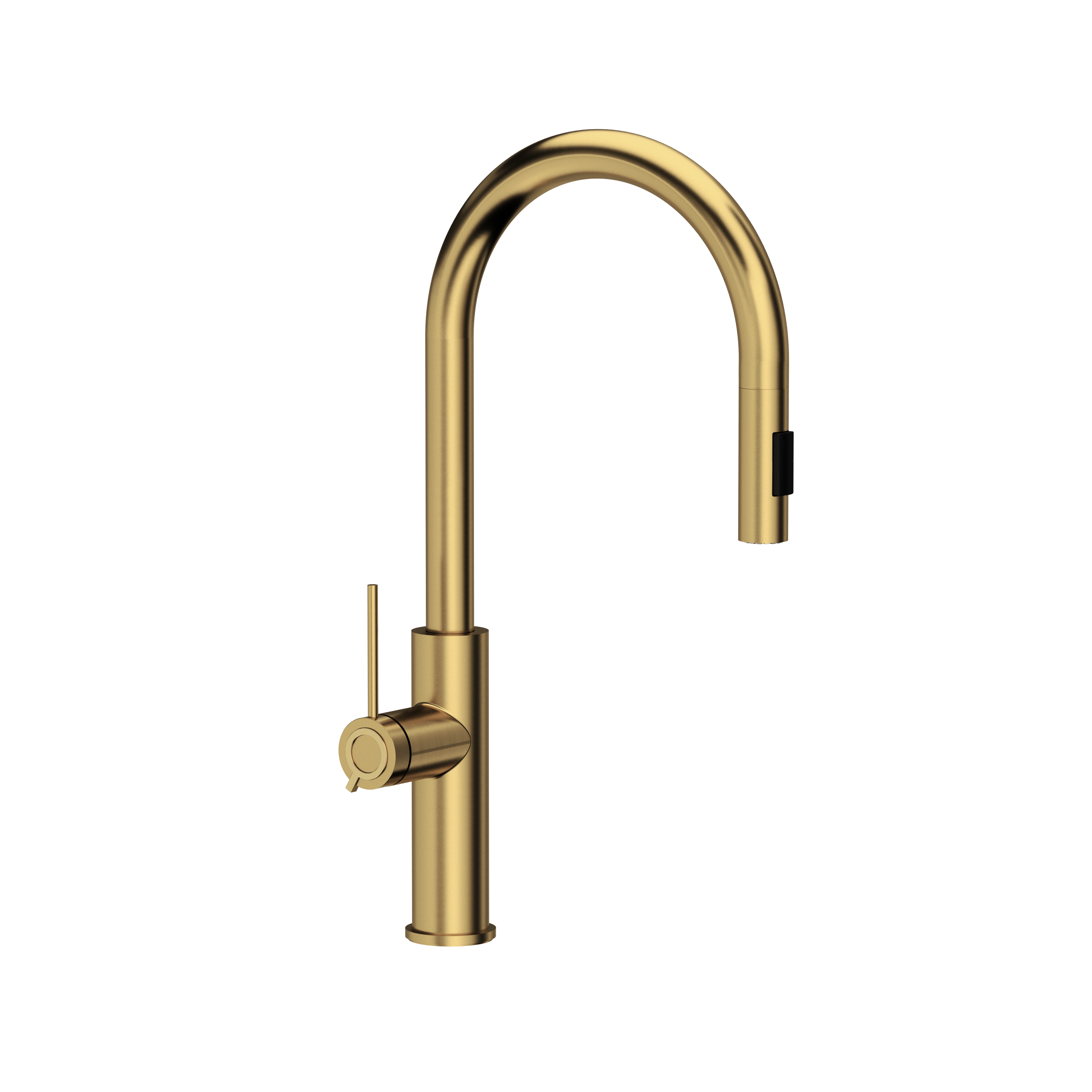 Bateria kuchenna z wyciąganą wylewką 46 cm Jennifer Złota Quadron