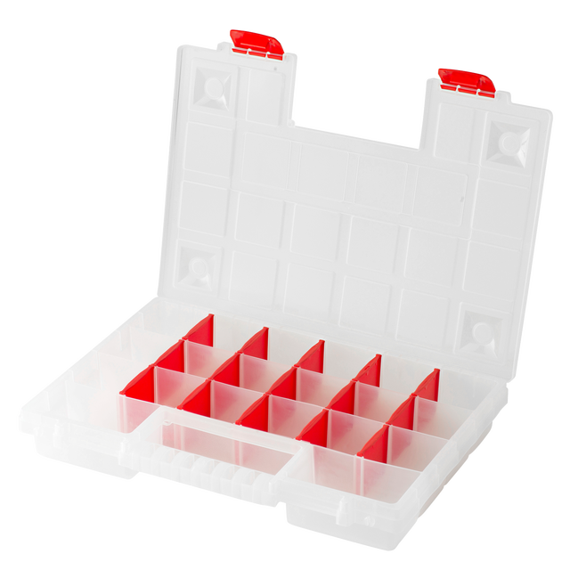 Organisateur de stockage de petites pièces, l.34.4 x H.5 x P.24.9 cm