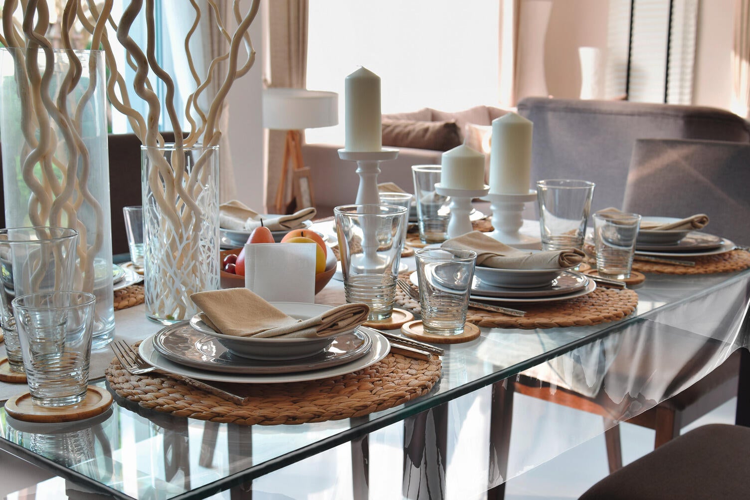 Tovaglia plastificata Cristallo trasparente L 140 , vendita al taglio su misura - 3